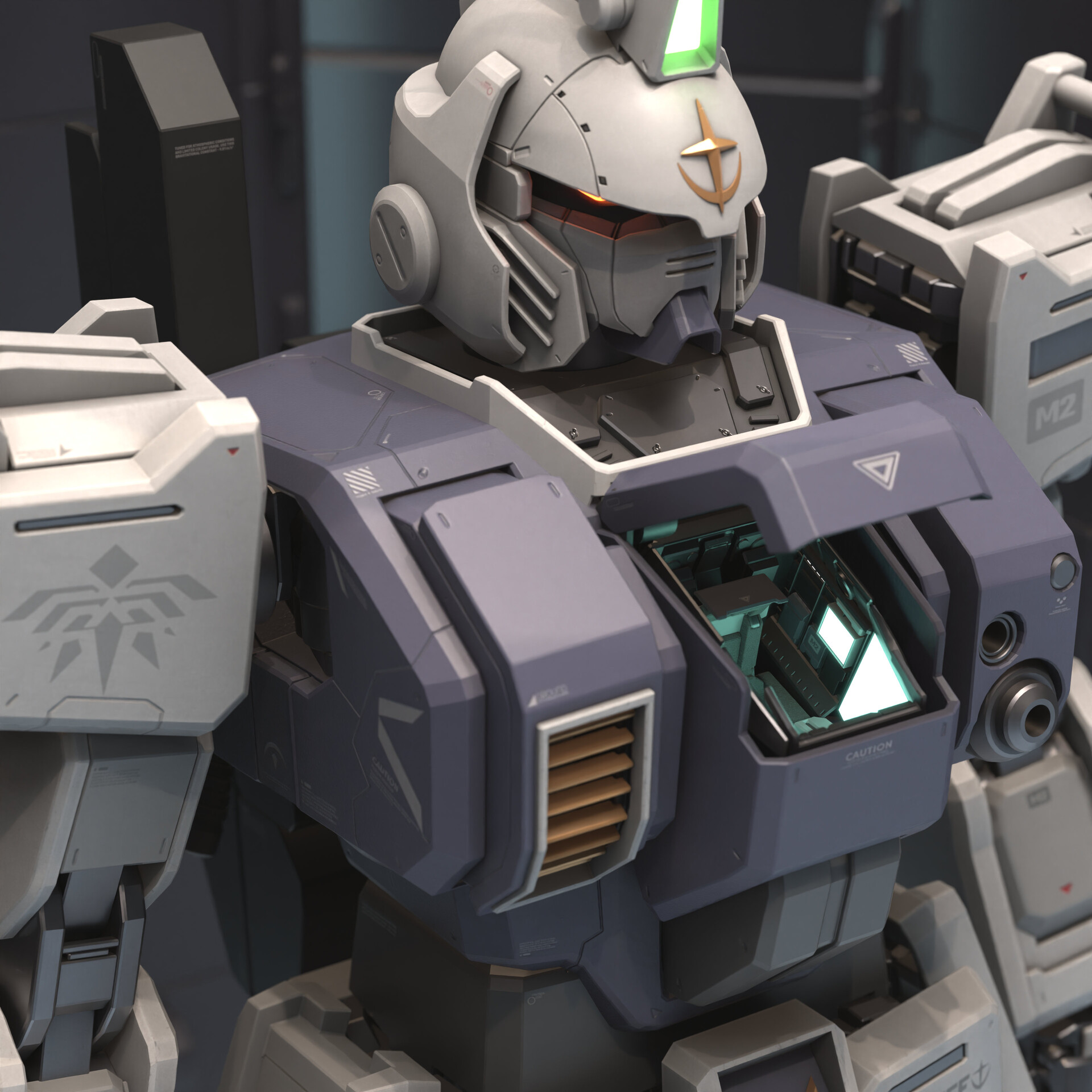 ArtStation - RX-79[G] - M2 Gundam (Project M)