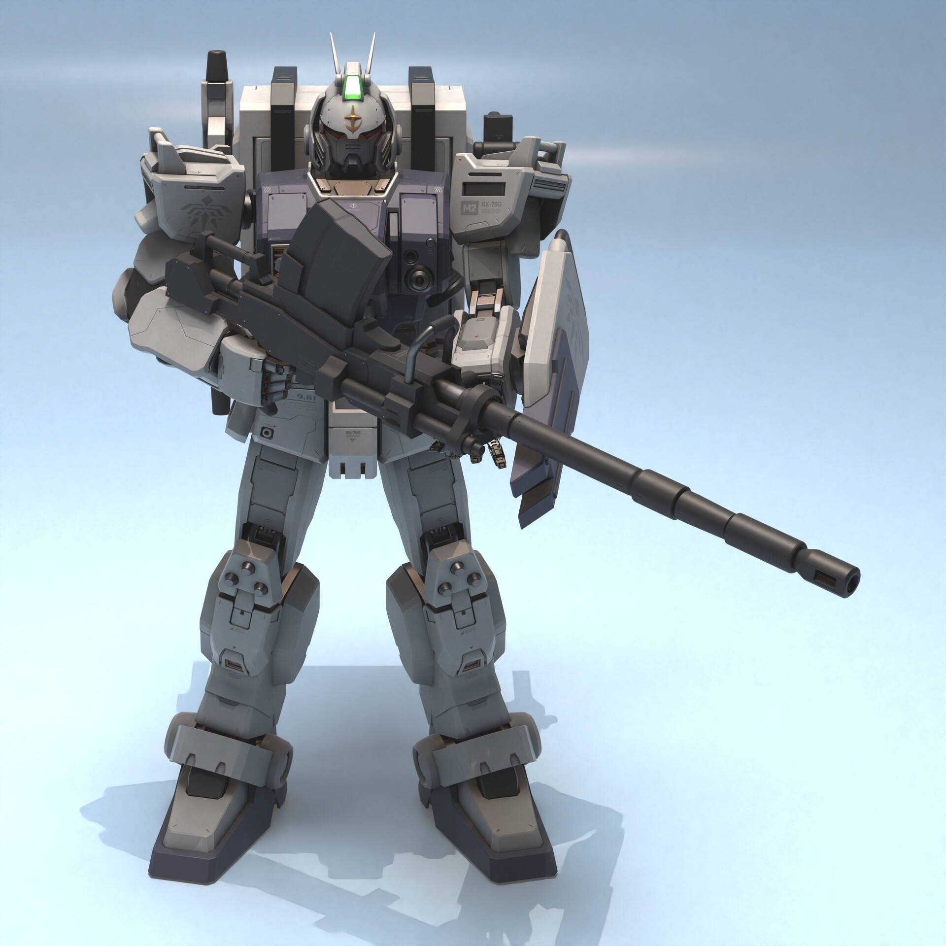 ArtStation - RX-79[G] - M2 Gundam (Project M)