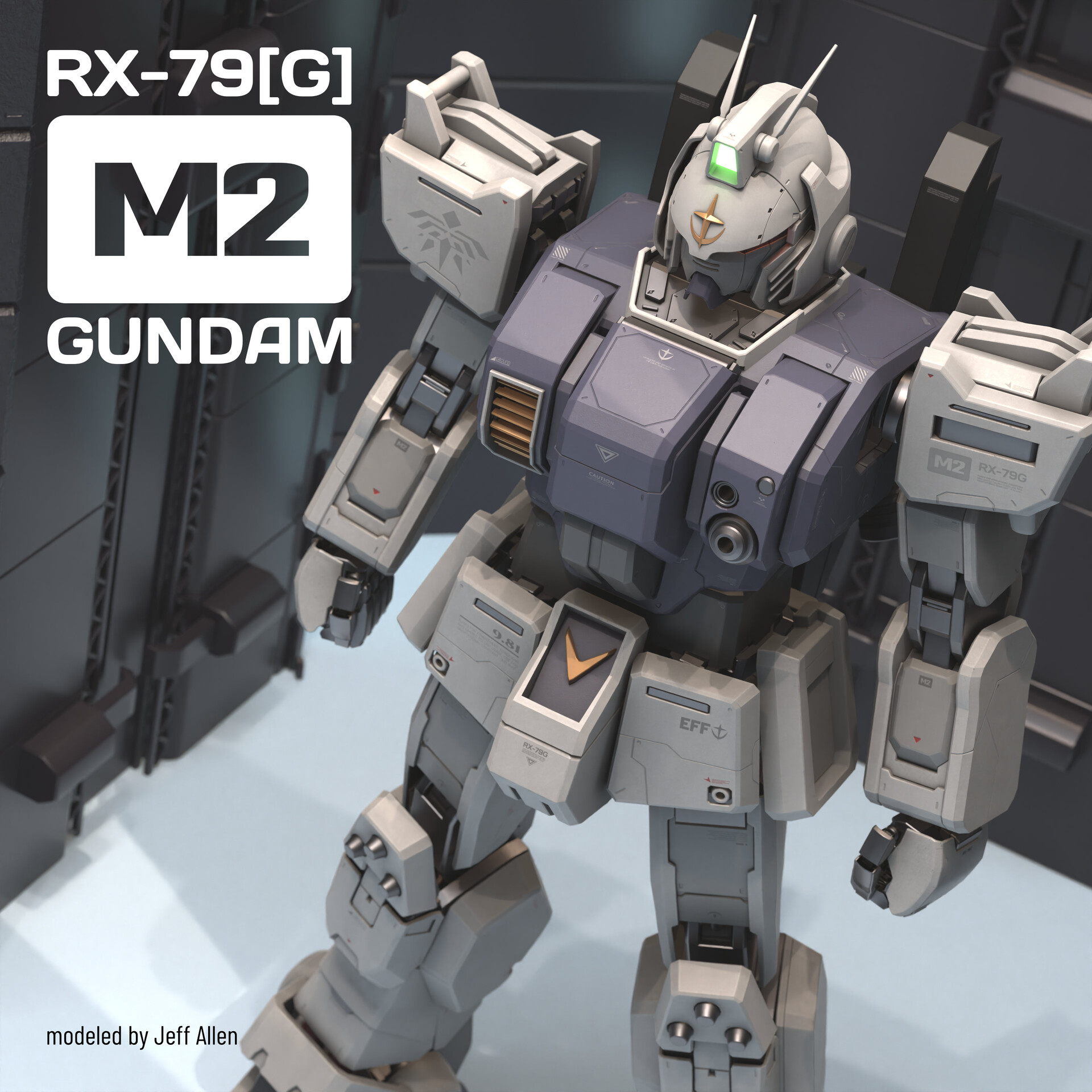 ArtStation - RX-79[G] - M2 Gundam (Project M)