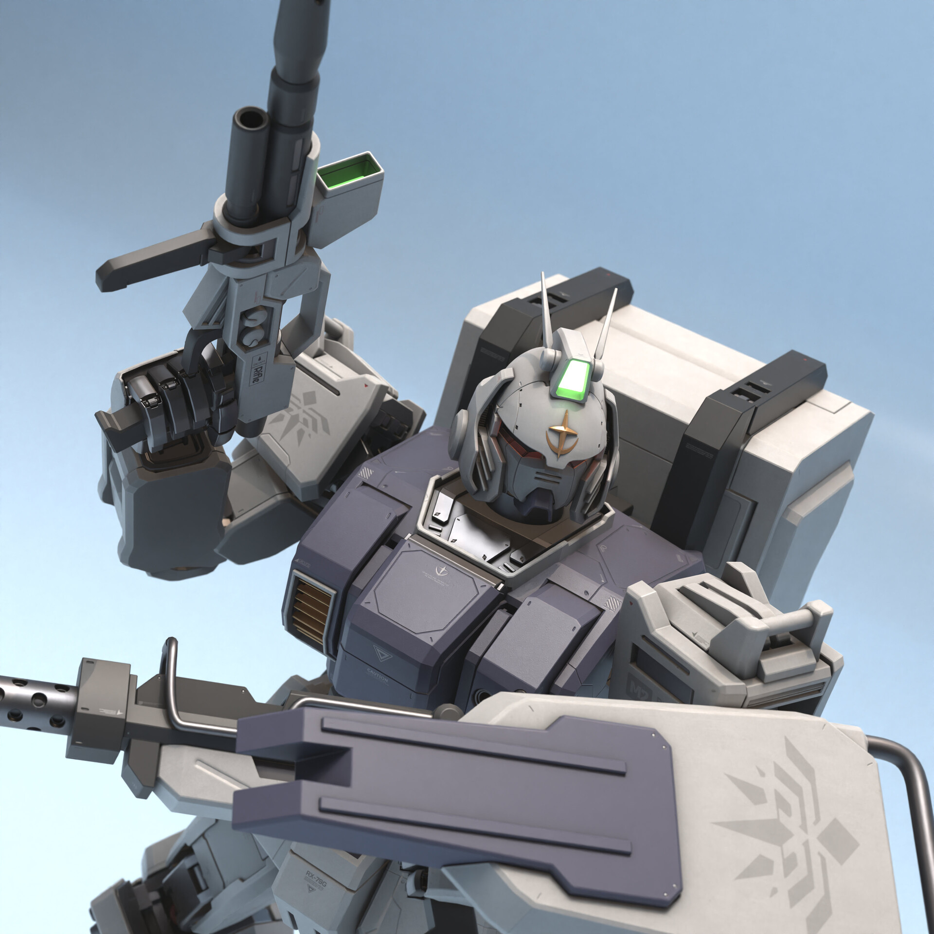 ArtStation - RX-79[G] - M2 Gundam (Project M)