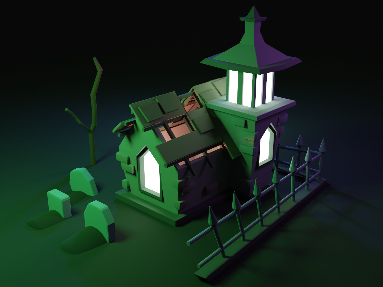 ArtStation Haunted House