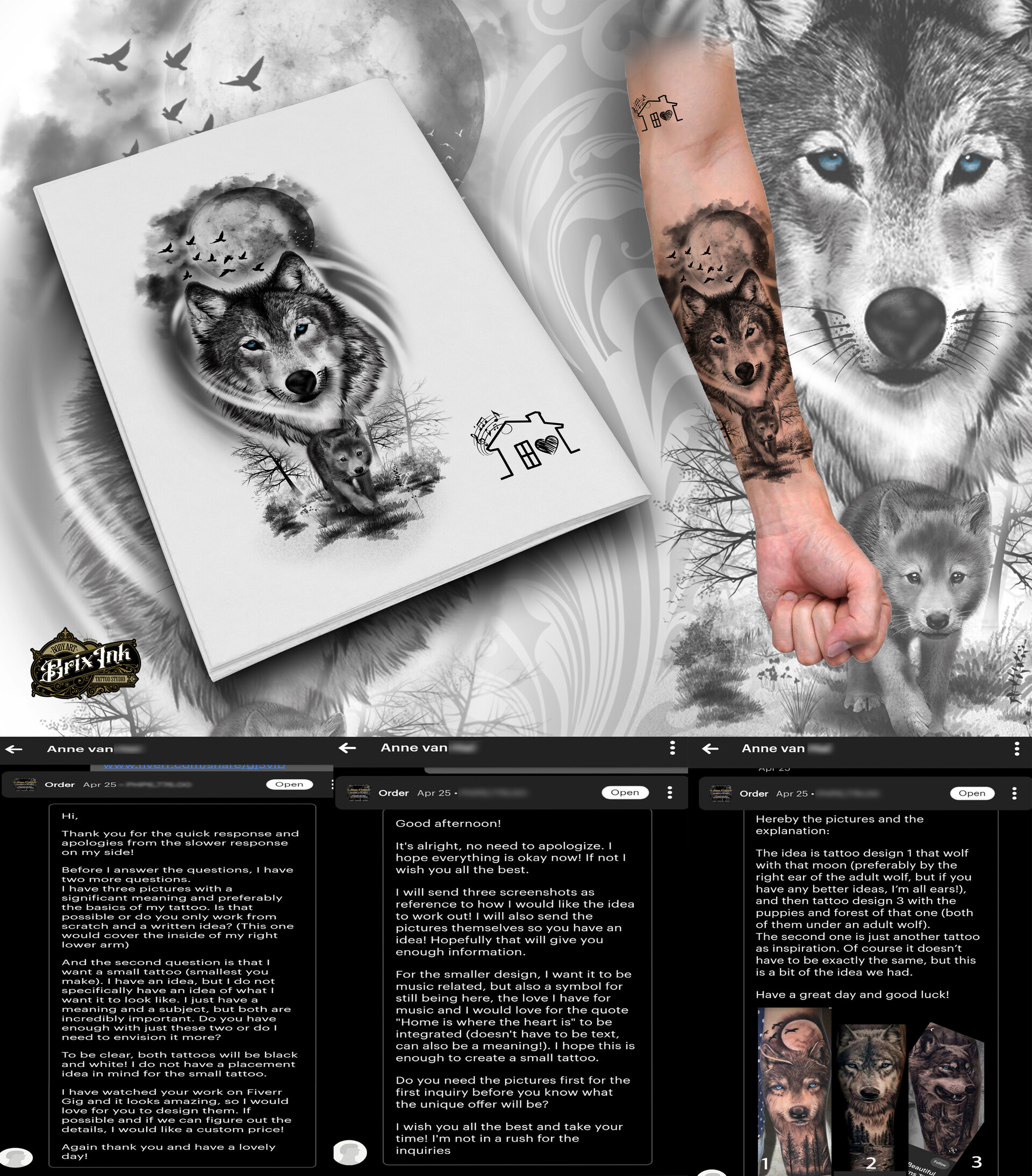 Custom Tattoo Work concept concepttattoo tattooconcept conceptual    TikTok