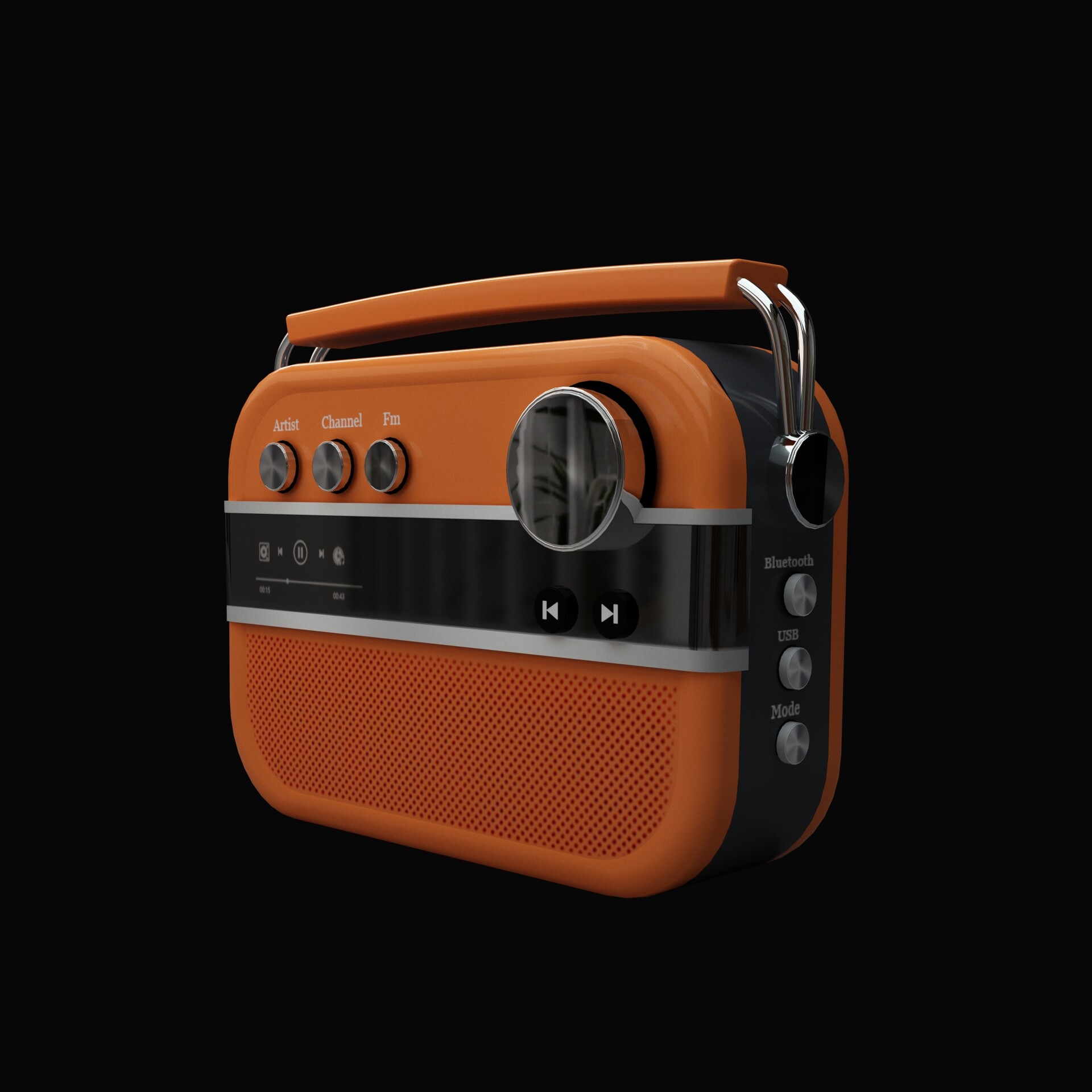 ArtStation music box modeling