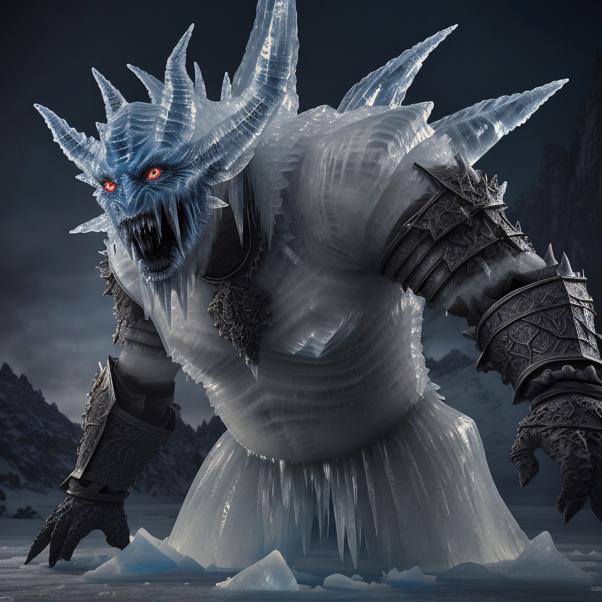 ArtStation Glacial Colossus, The frozen behemoths