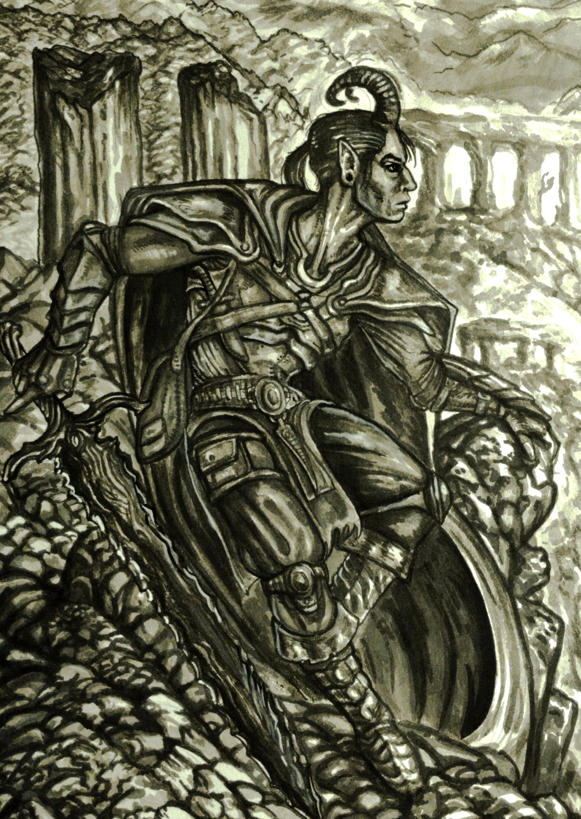 ArtStation - Azazel, the traveler