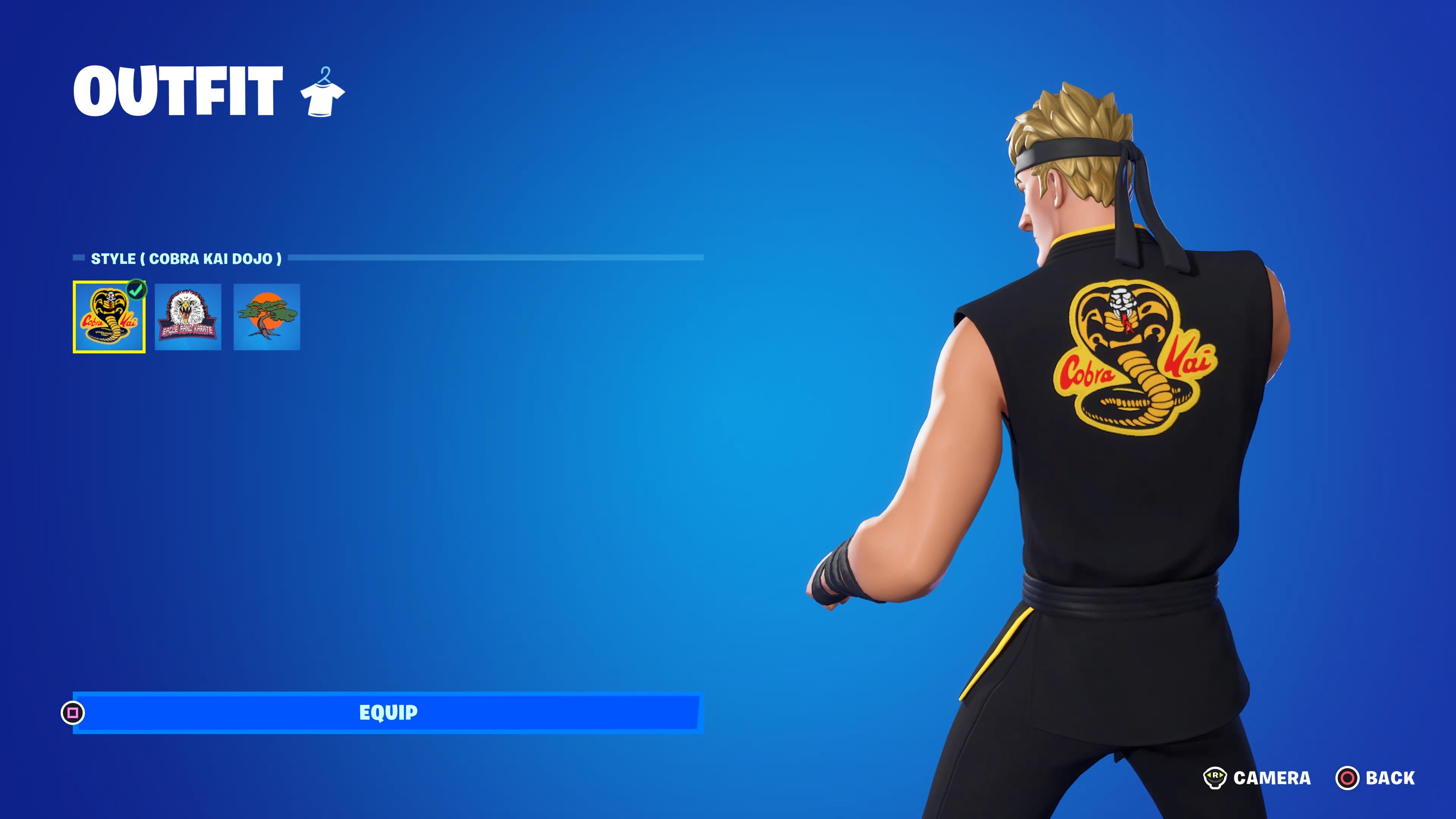 Conjunto Cobra Kai chega ao Fortnite