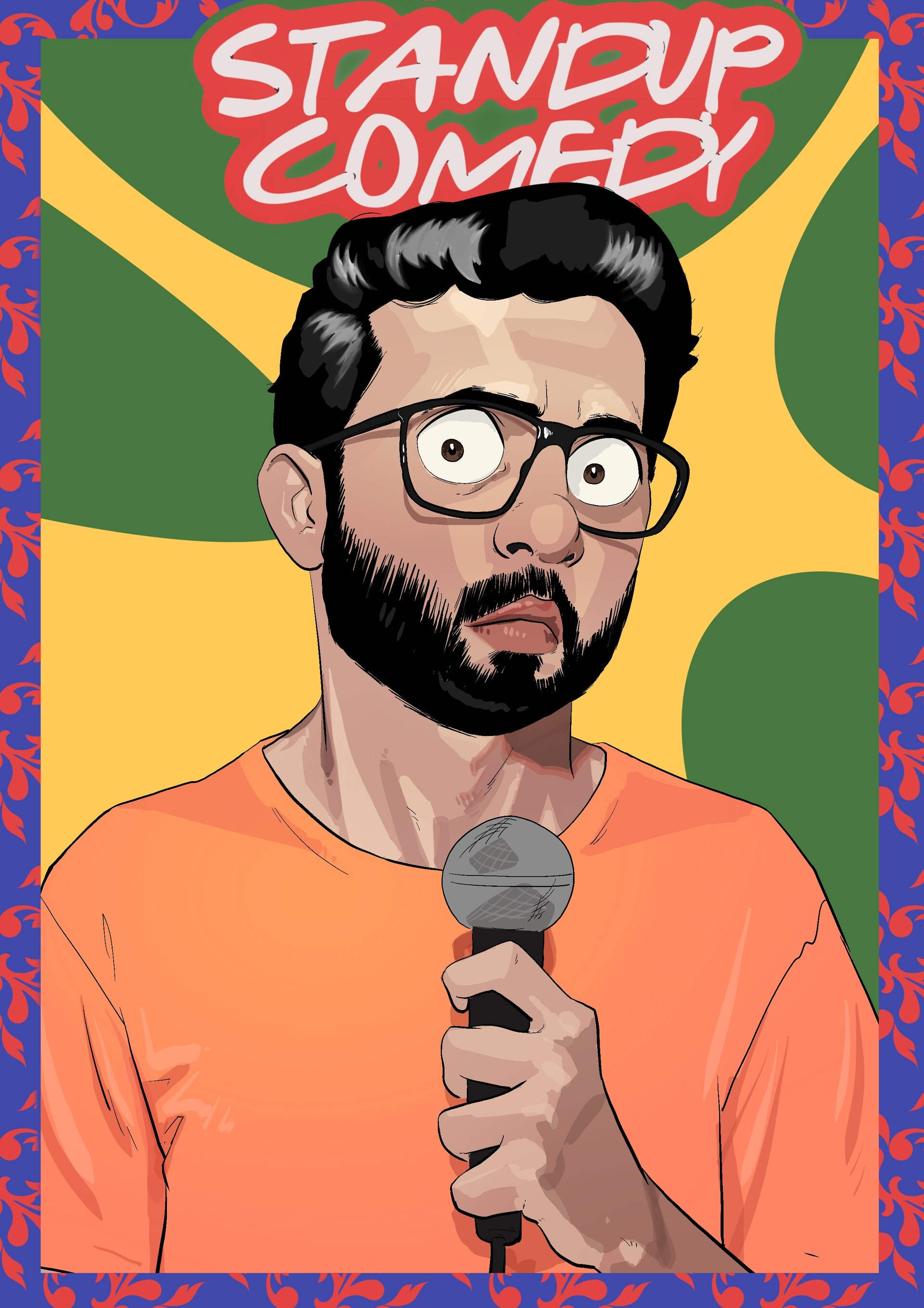 ArtStation - Stand up comedy poster