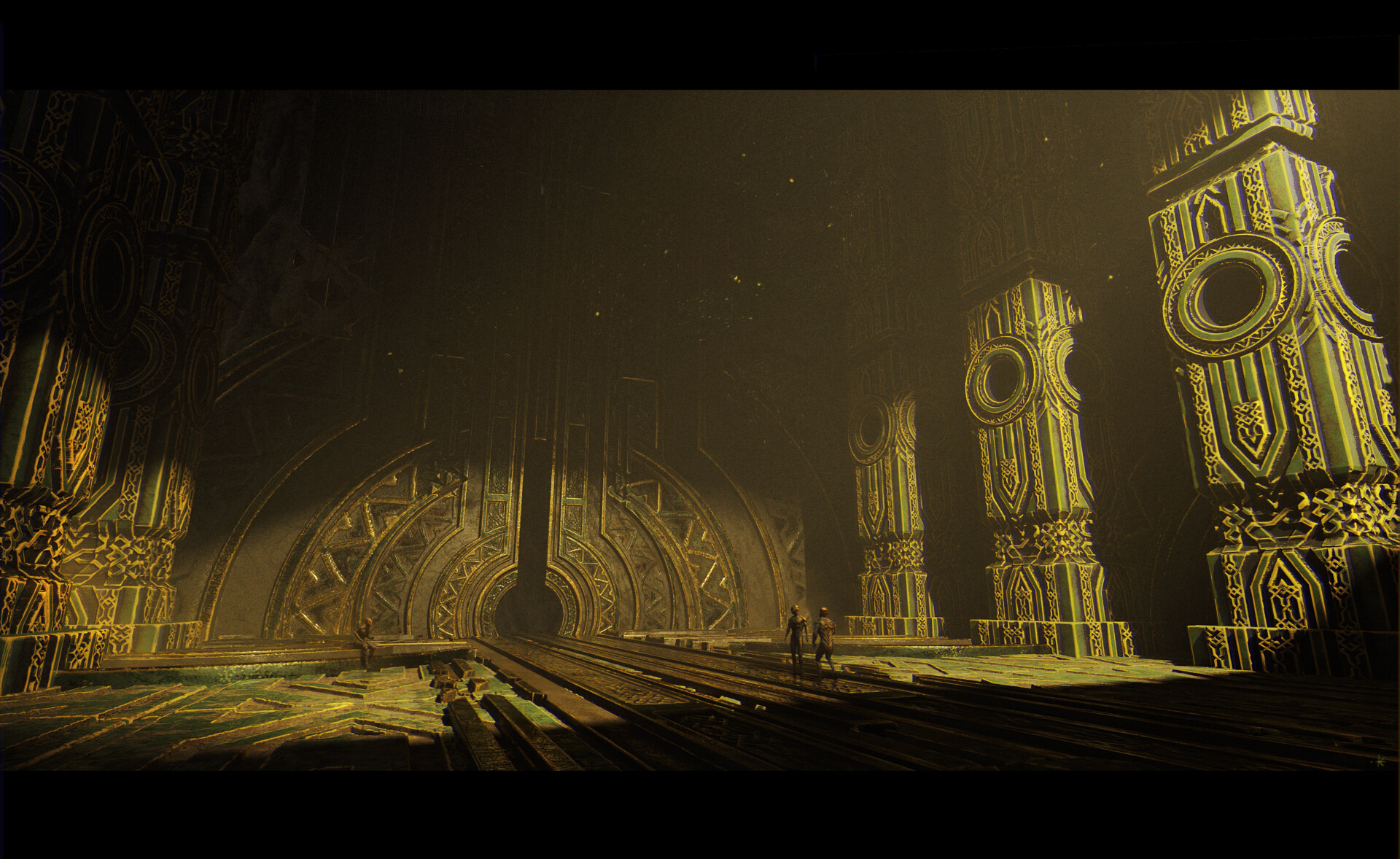 ArtStation - Alien ritual hall