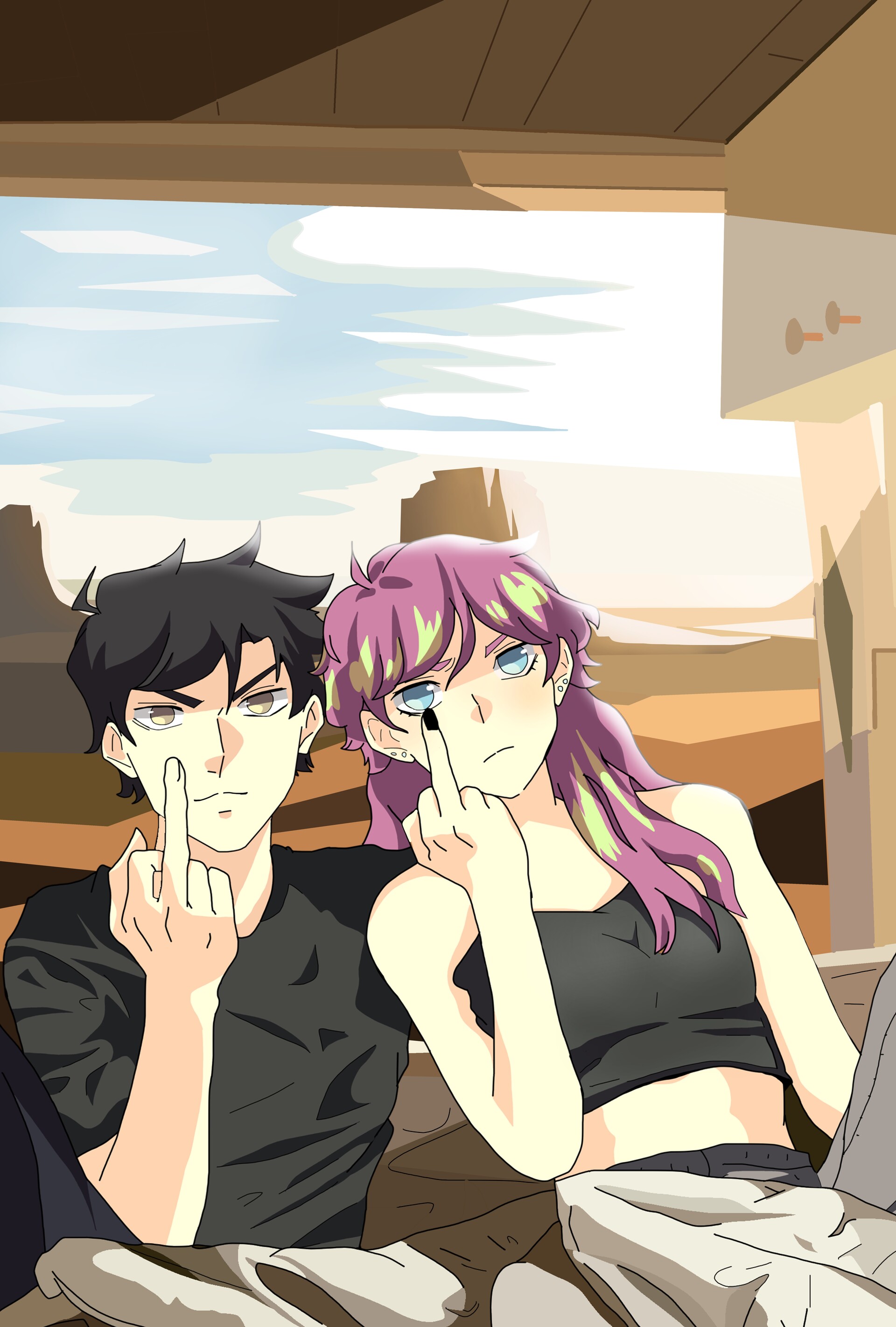 ArtStation unOrdinary John and Sera fan art