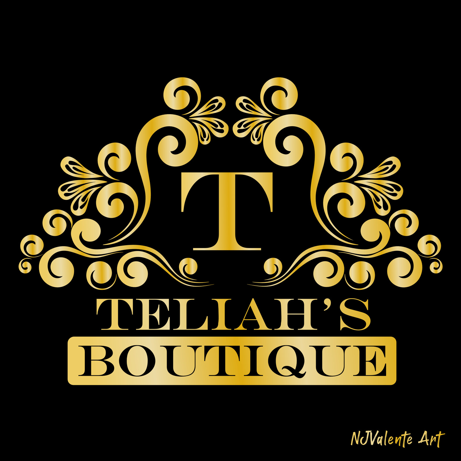 Teliah's Boutique Logo Design