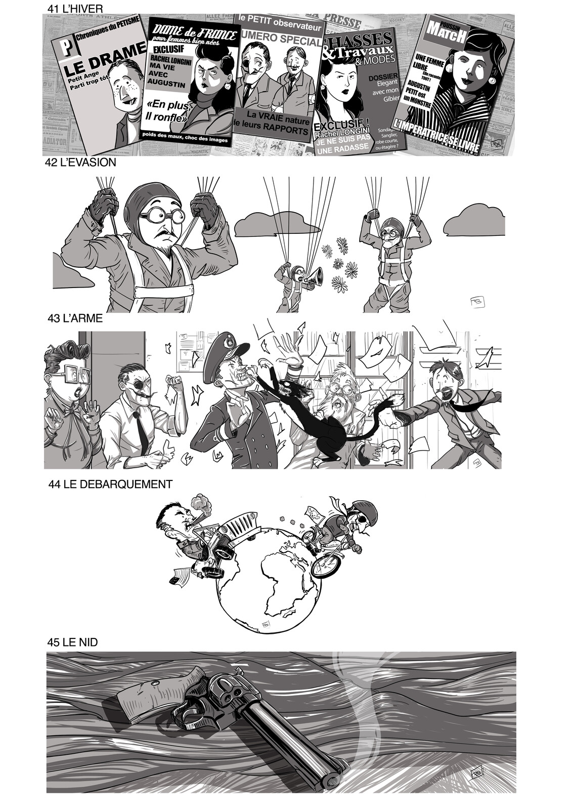 Je n'aime pas les grands.
Illustrations pour le roman "Je n'aime pas les grands" de Pierre Léauté