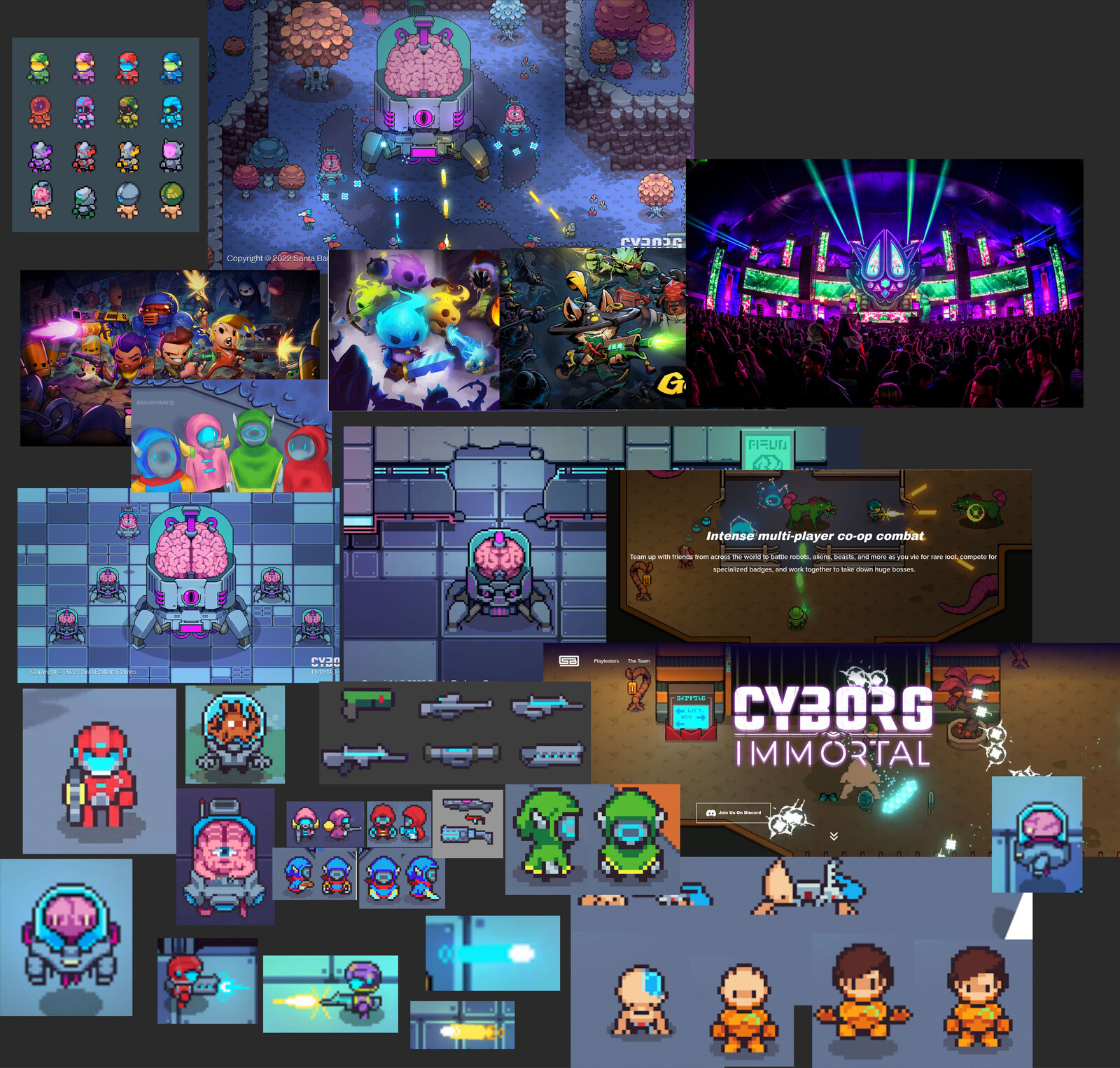 Key art moodboard