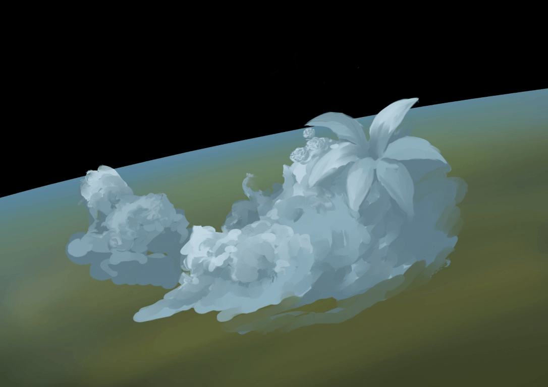 Sky Bloom creation process animation