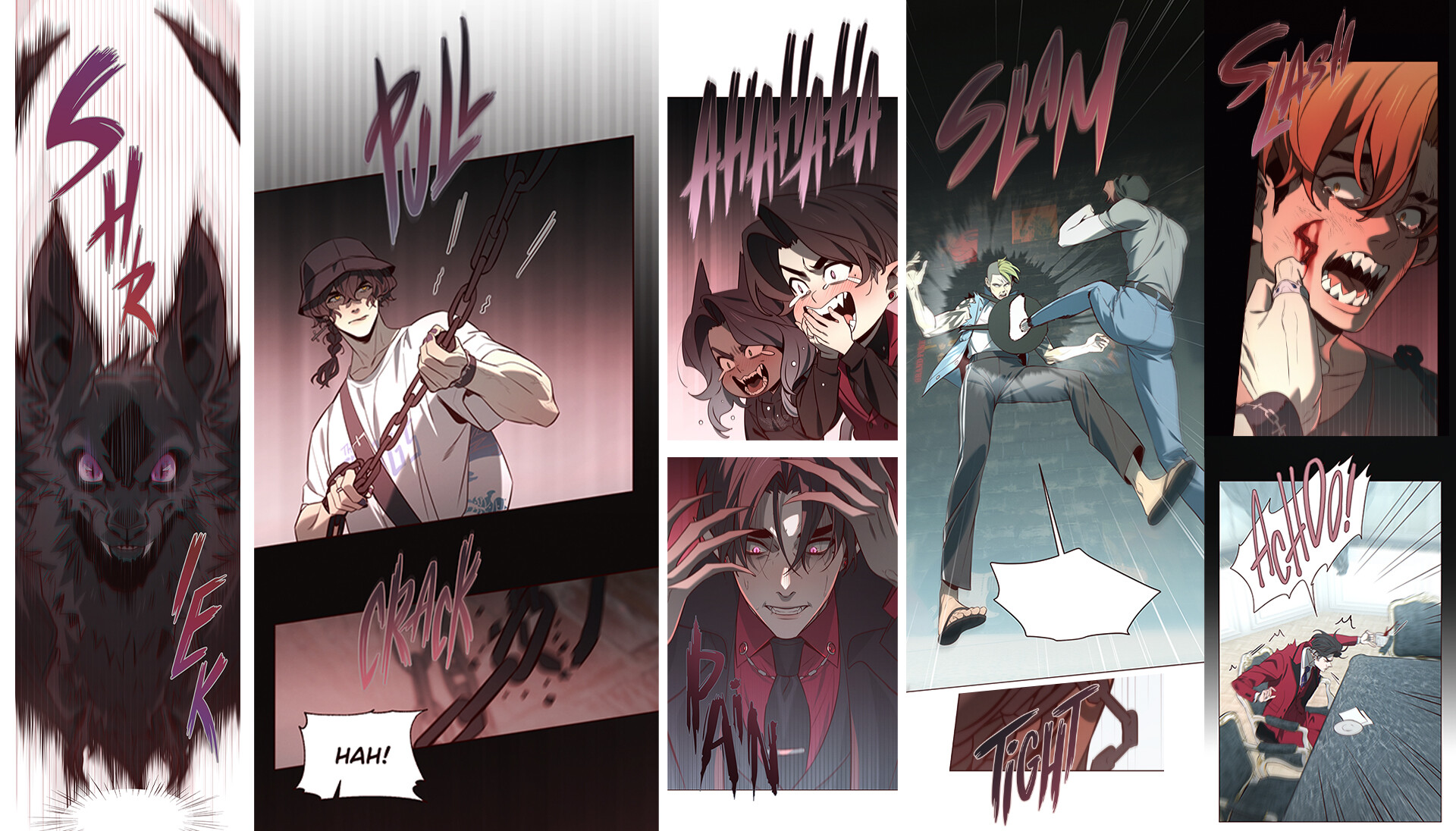 Ganna Green - Lettering for "The Last Bloodline" Webtoon series (ep. 1-25)