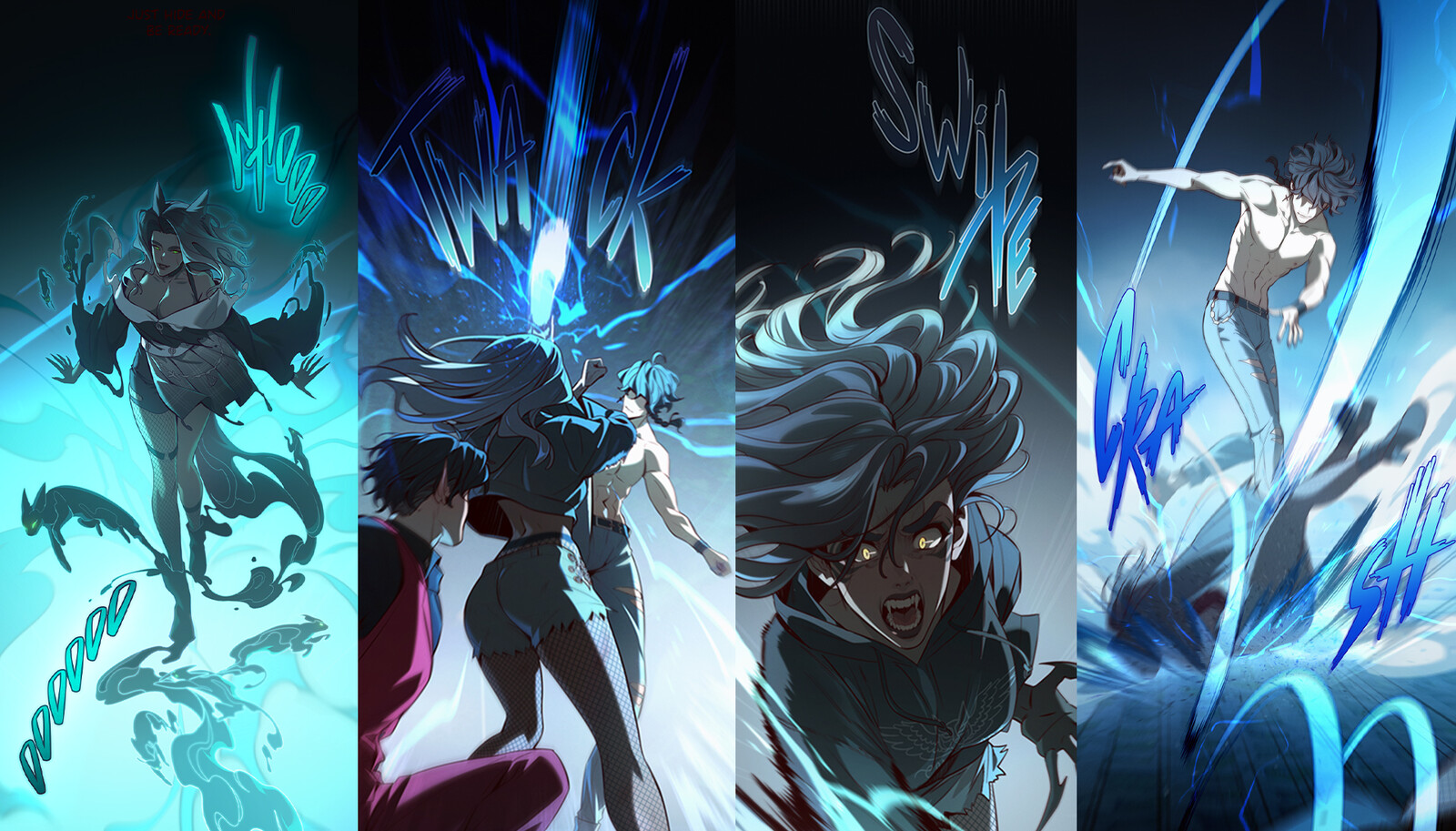 Ganna Green - Lettering for "The Last Bloodline" Webtoon series (ep. 1-25)