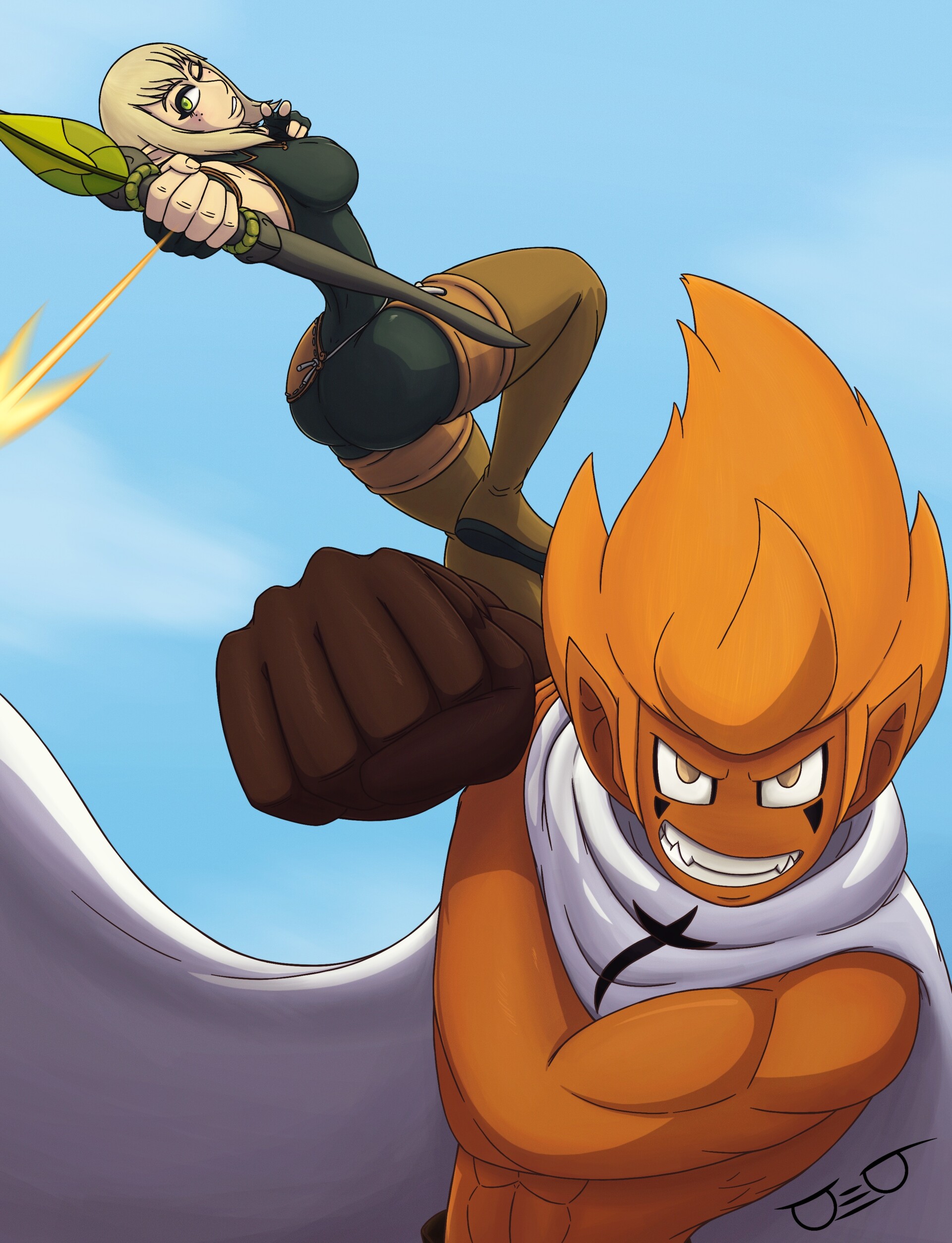 ArtStation - Tristepin and Evangelyne (Wakfu)