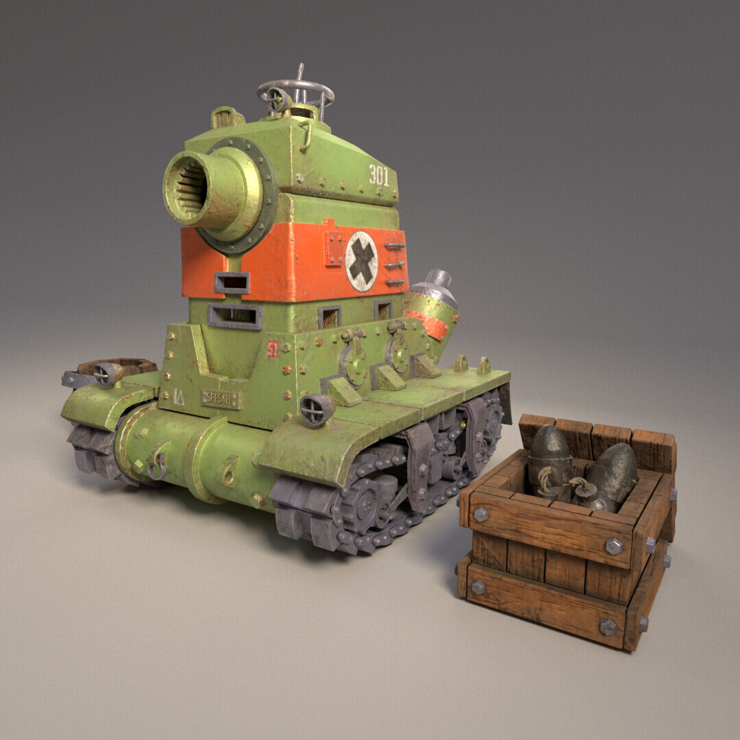 ArtStation - Sarubia Tank - Metal Slug series