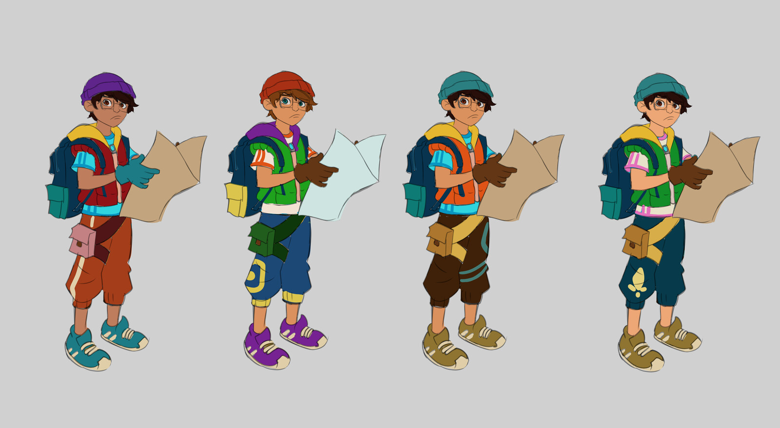 here the character has already been chosen
and in this step, some color options are made

