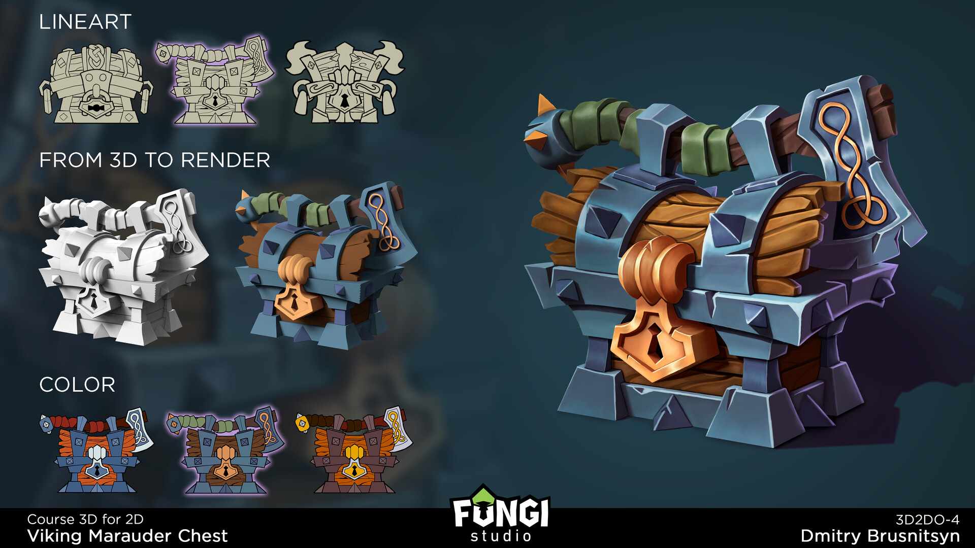 ArtStation viking marauder chest