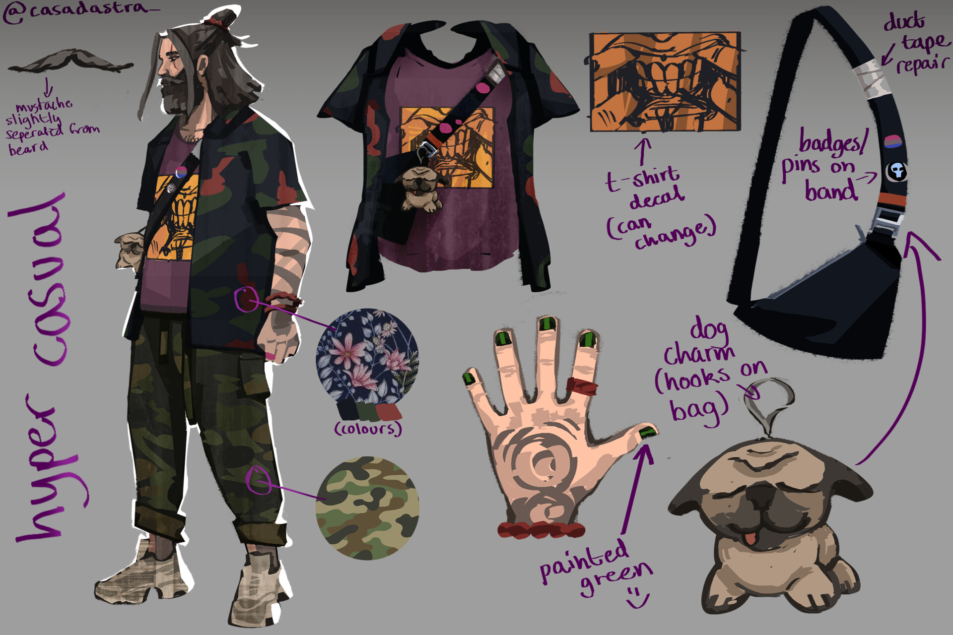 ArtStation my DBD Design a Cosmetic Contest submission
