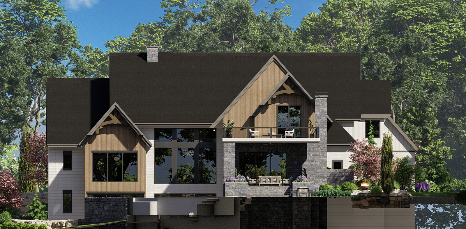 Orthographic View (Rear)