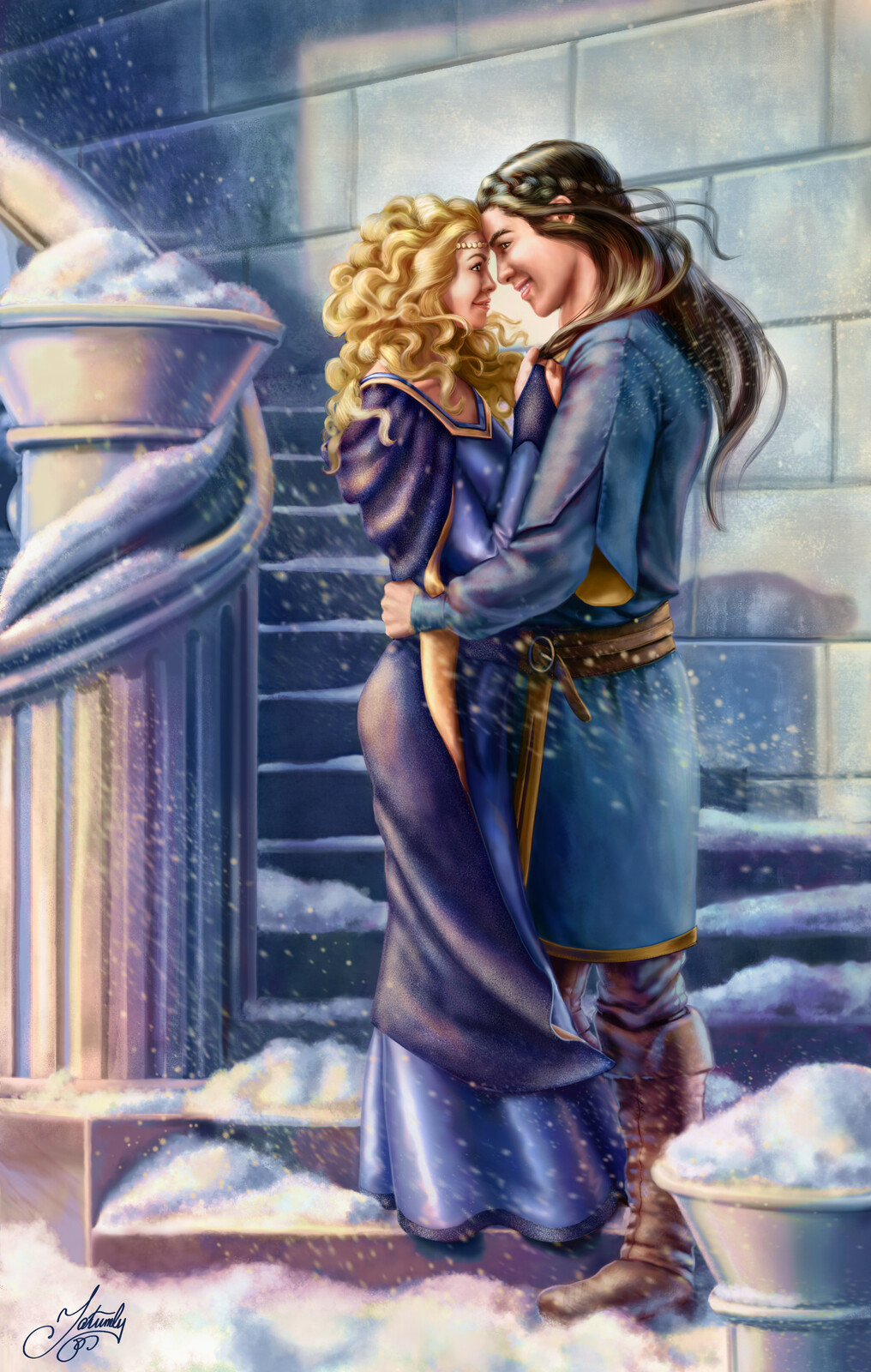 Illustration for "The Crownless Prince" (A novella by Selina R. Gonzalez)