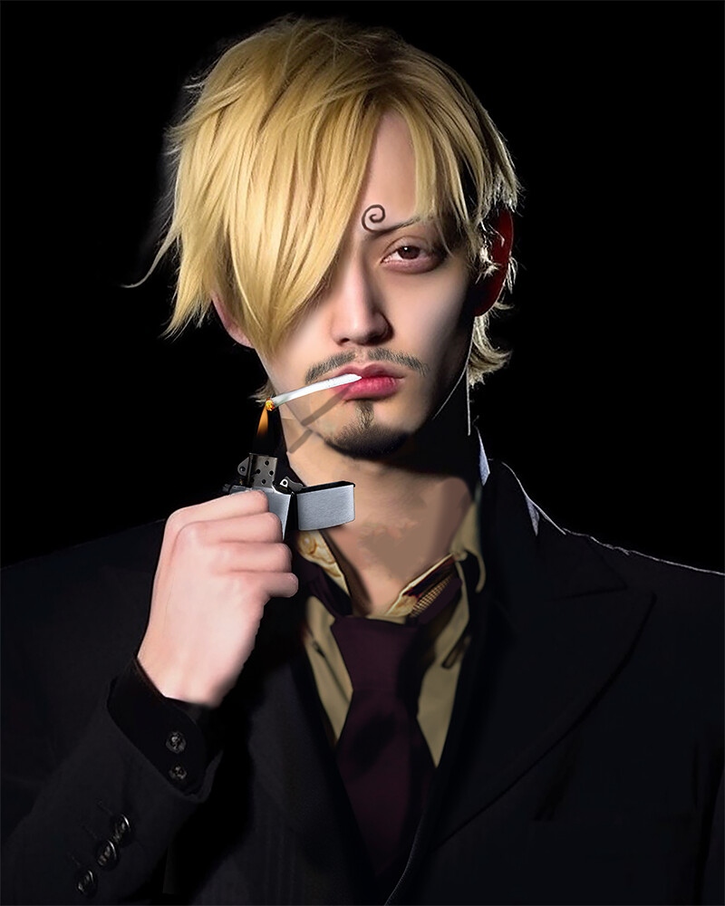 Artstation sanji real life ai ps