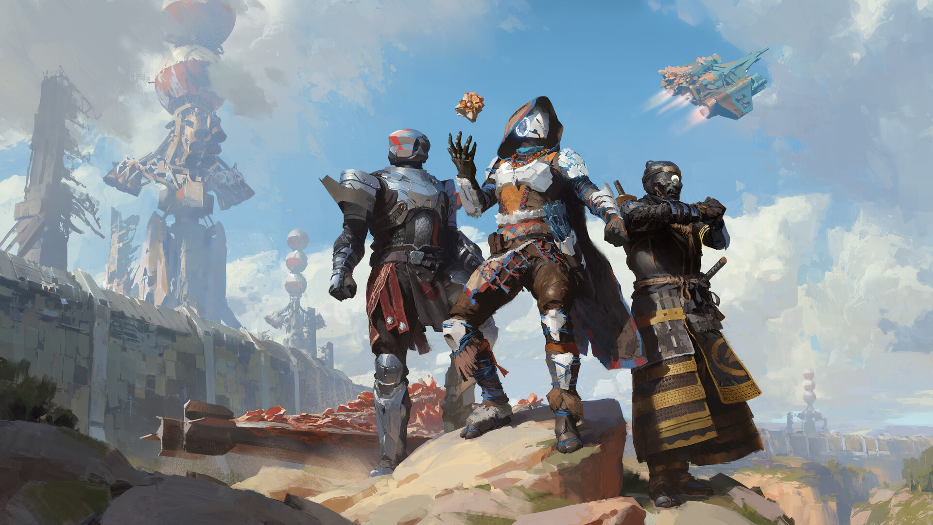 ArtStation Destiny 2 Sony Partnership illustration