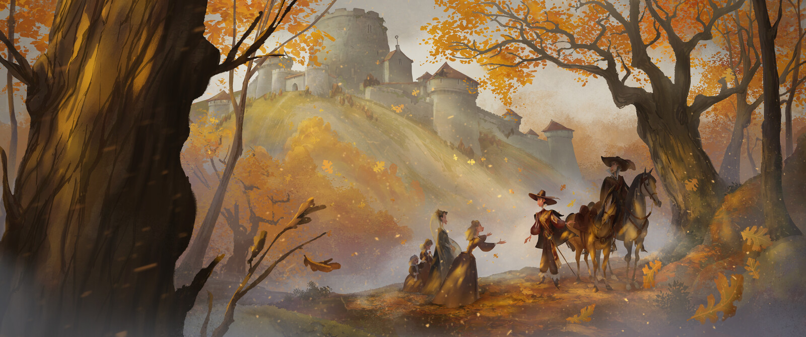 The departure