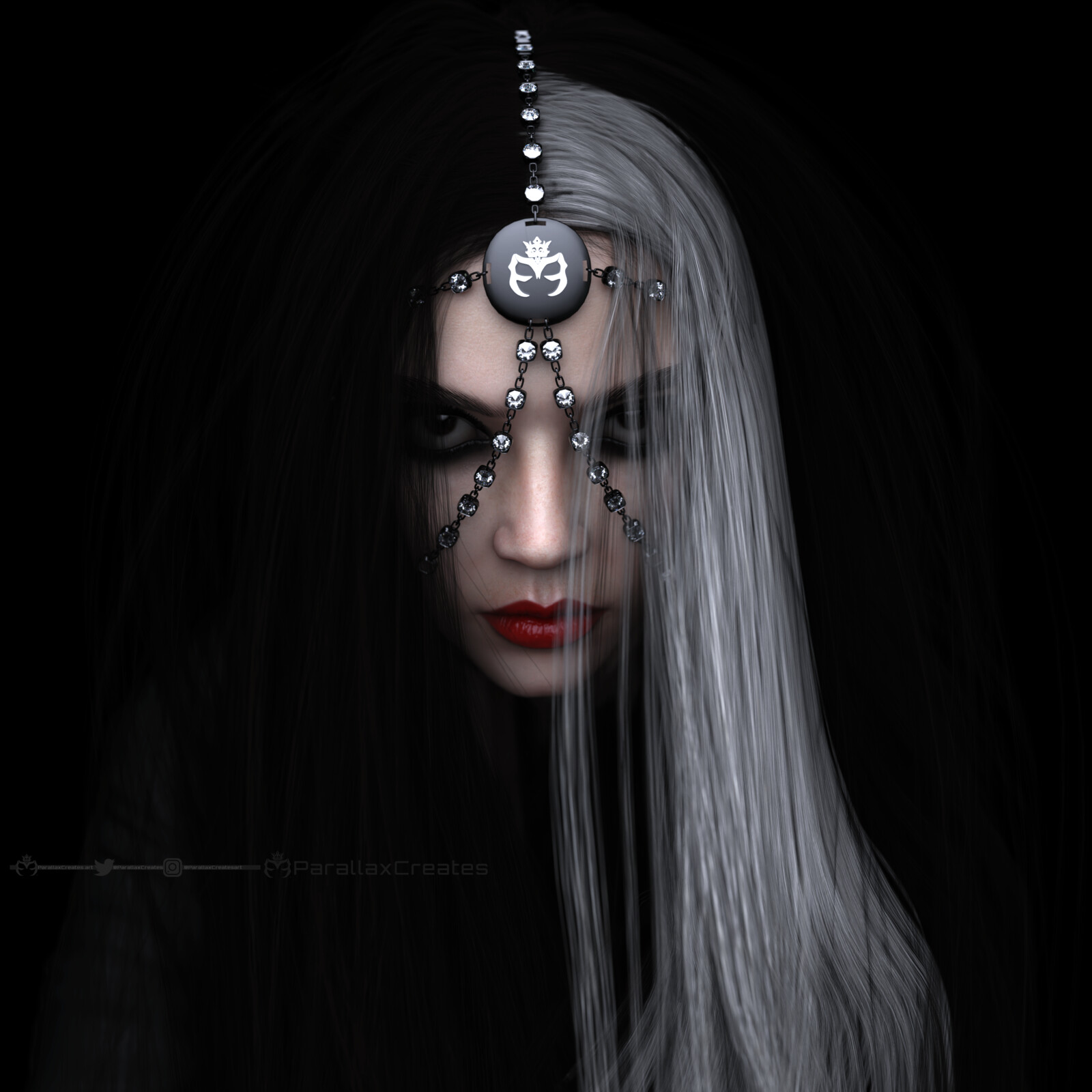 Red Lips by ParallaxCreates