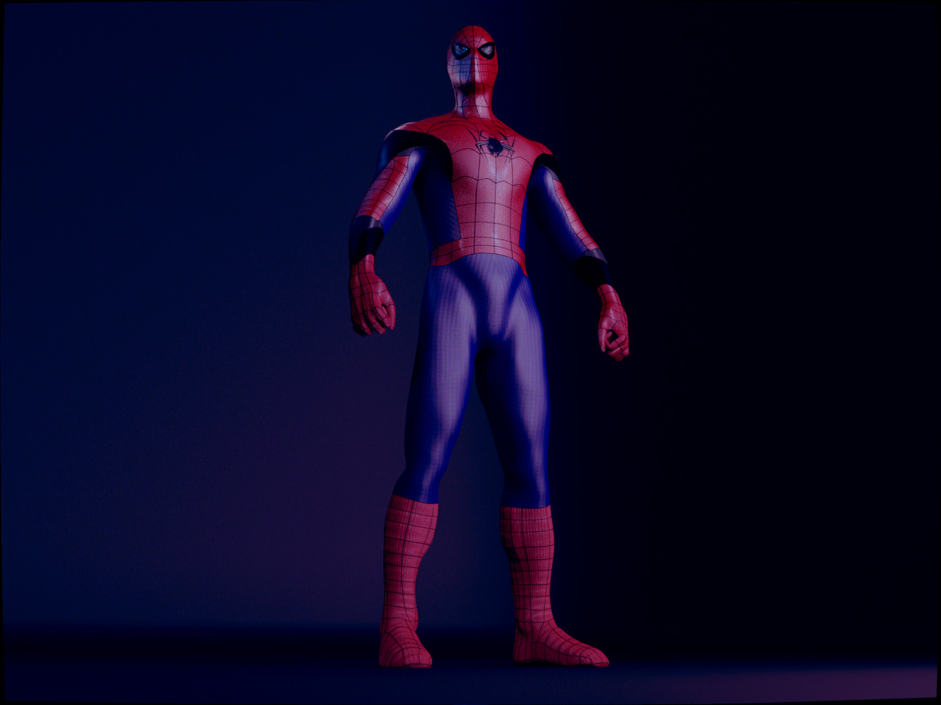 Spiderman Standing Pose