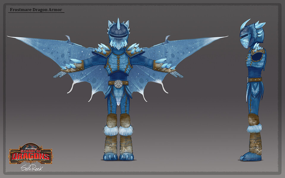 ArtStation Frostmare Dragon Armor