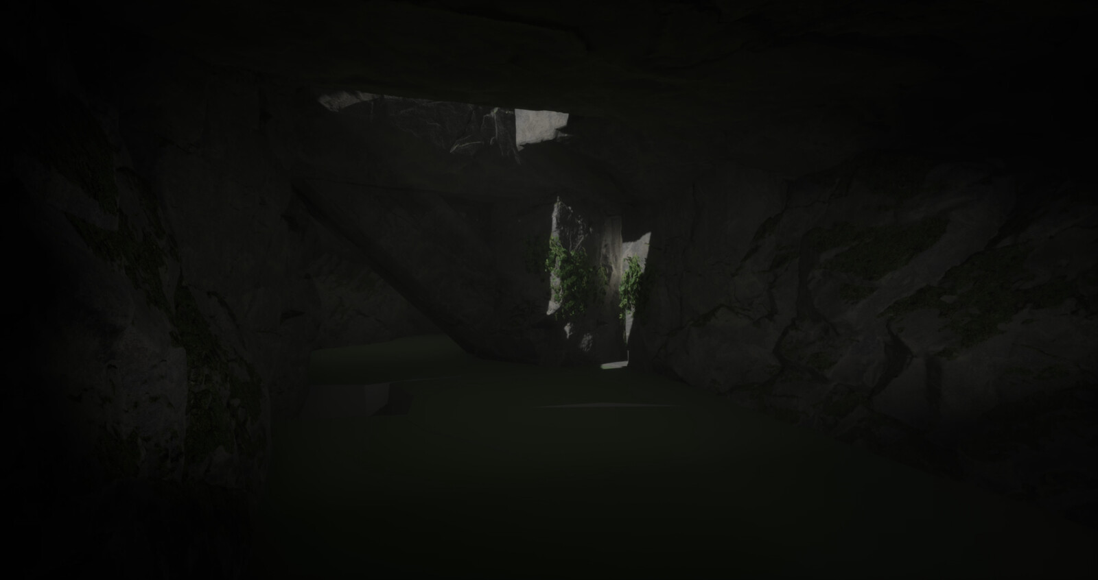 I used light as one of the navigation techniques to highlight the way.