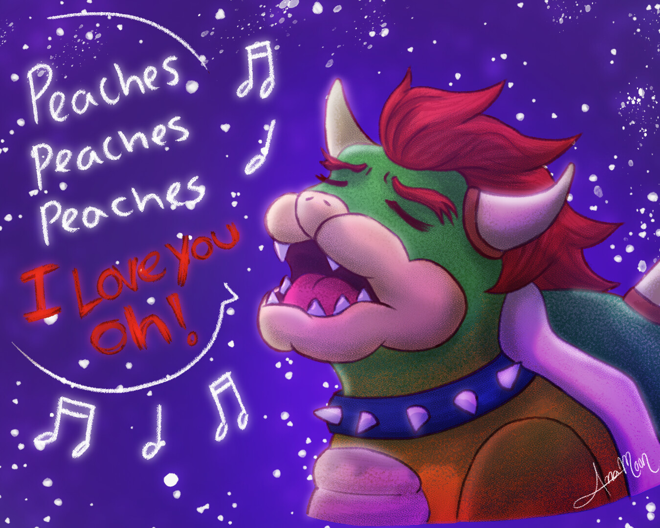 ArtStation Peach Peach Peach, I LOVE YOU, OH!