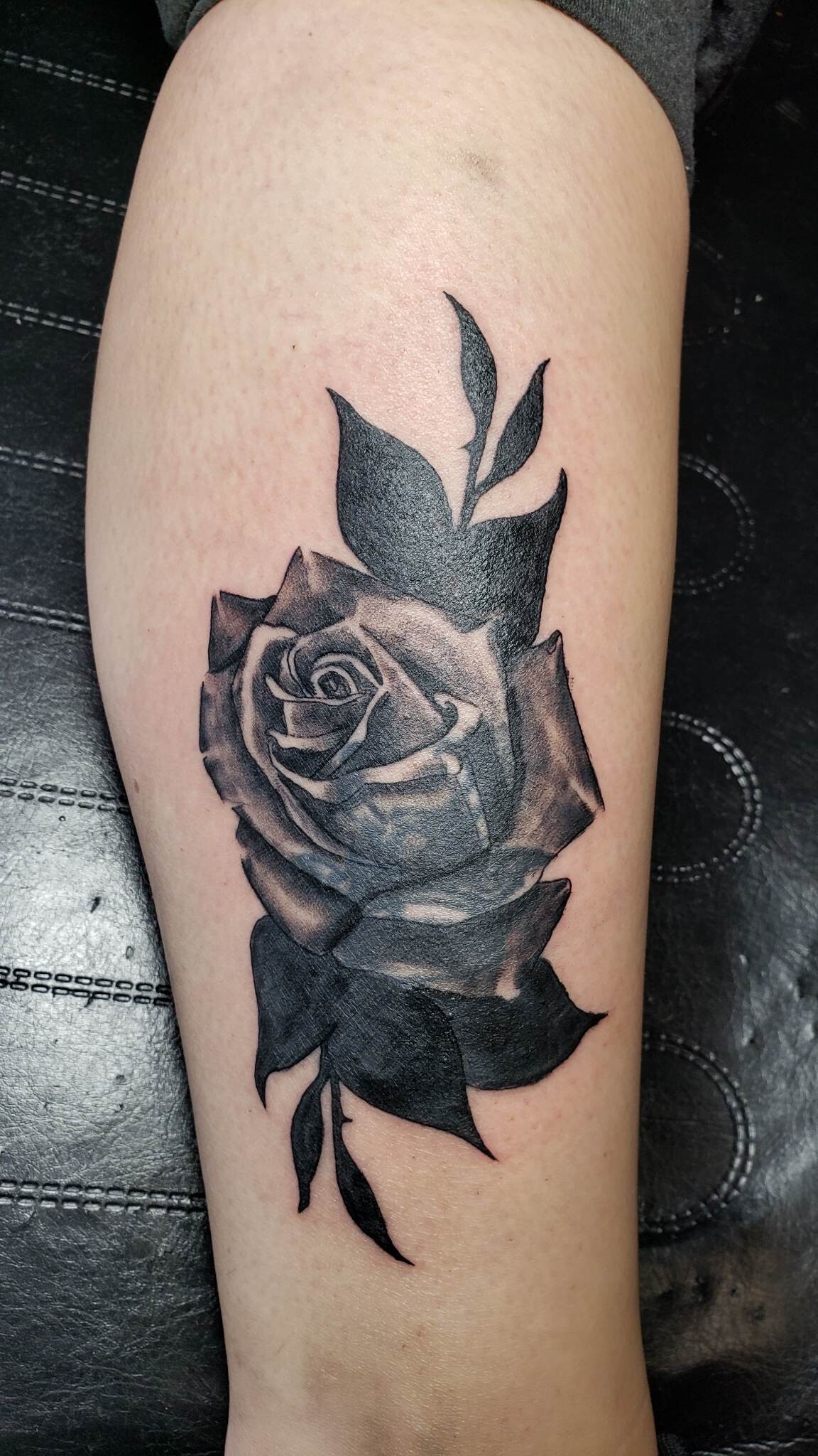 Z TATTOO STREET on Instagram Cover up rose tattoo Artist Kabir     rosetattoo tattoo rose tattoos ink tattooartist inked  blackandgreytattoo art
