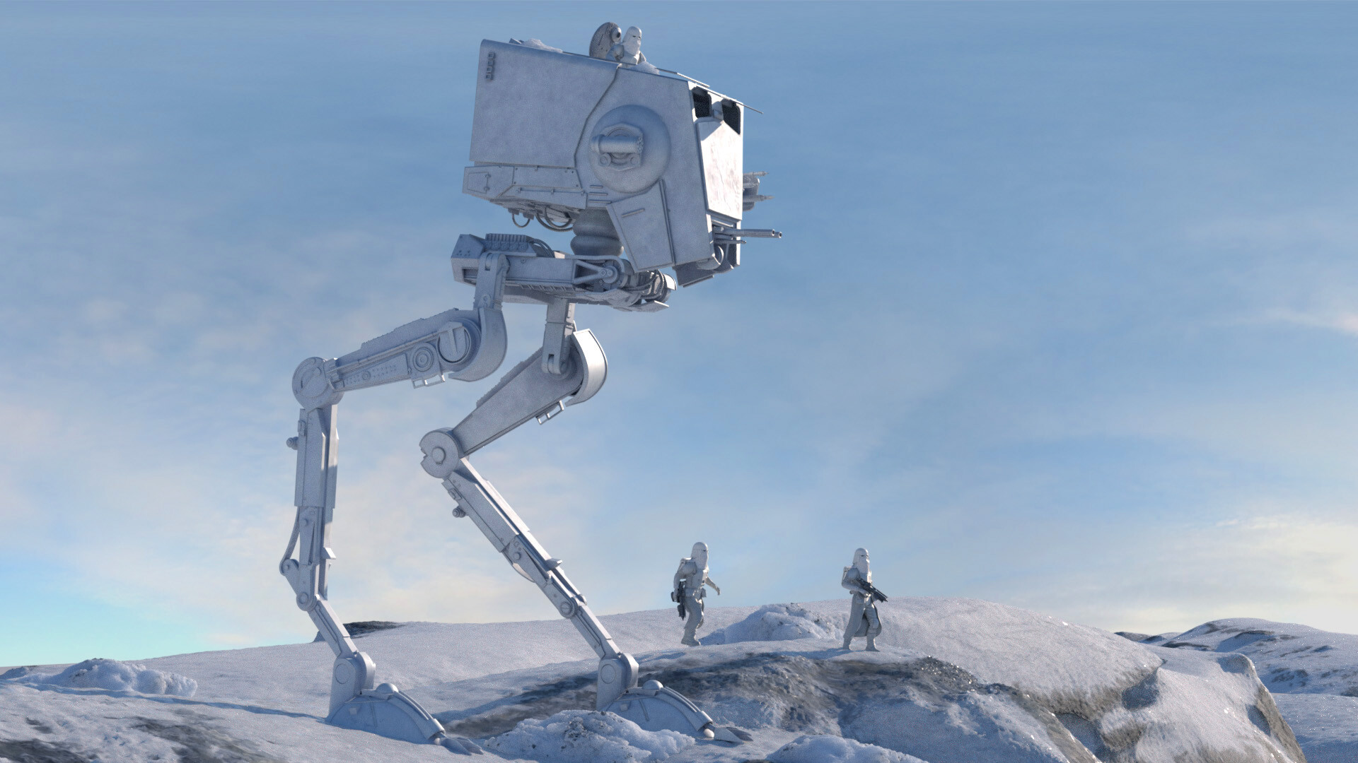 ArtStation - AT-ST Lookdev & Lighting Showcase