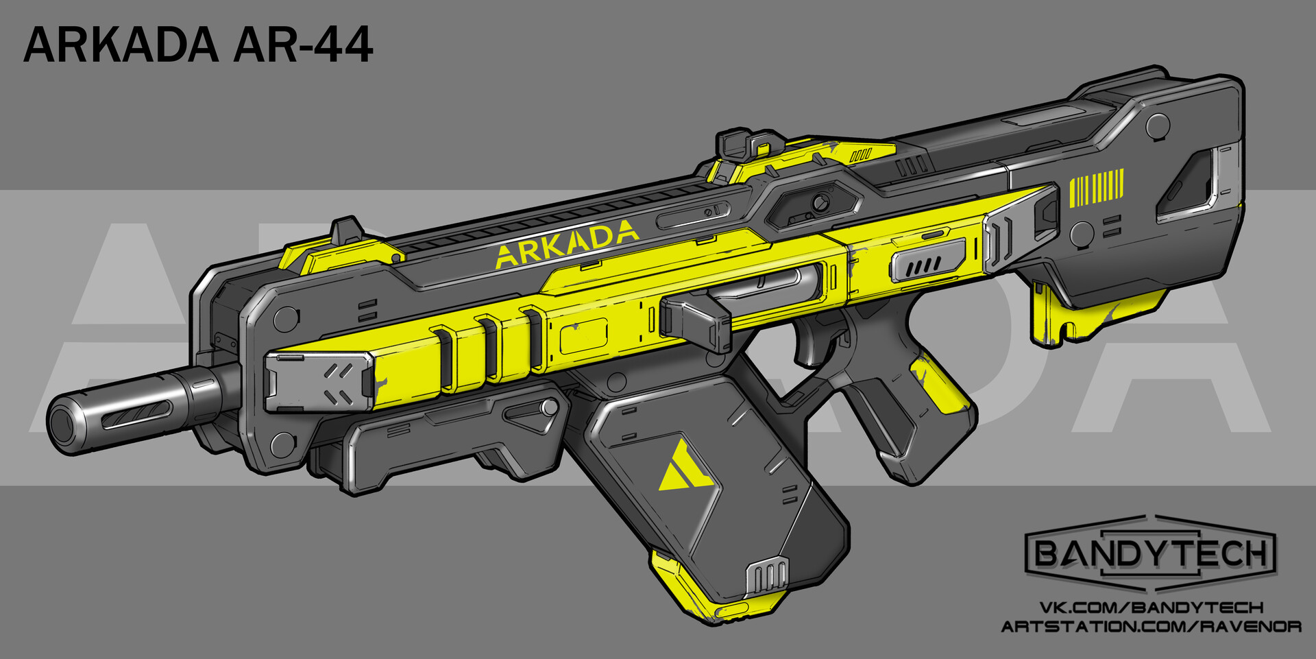 Eldar Safin - ARKADA - AR-44 Assault rifle