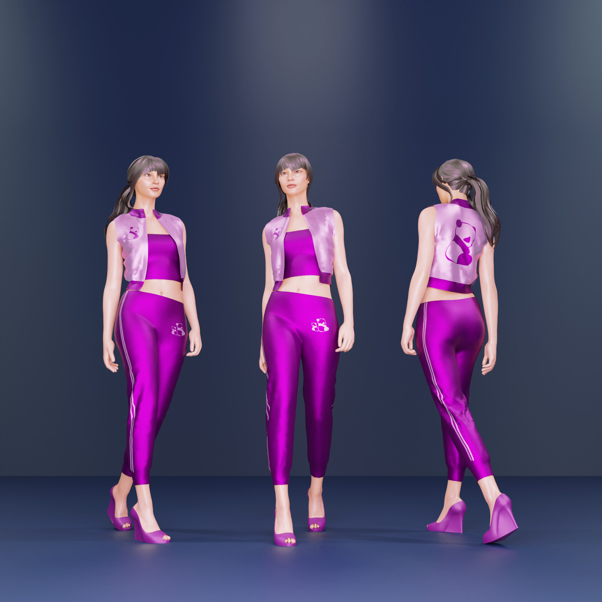 ArtStation Female Sports Outfit