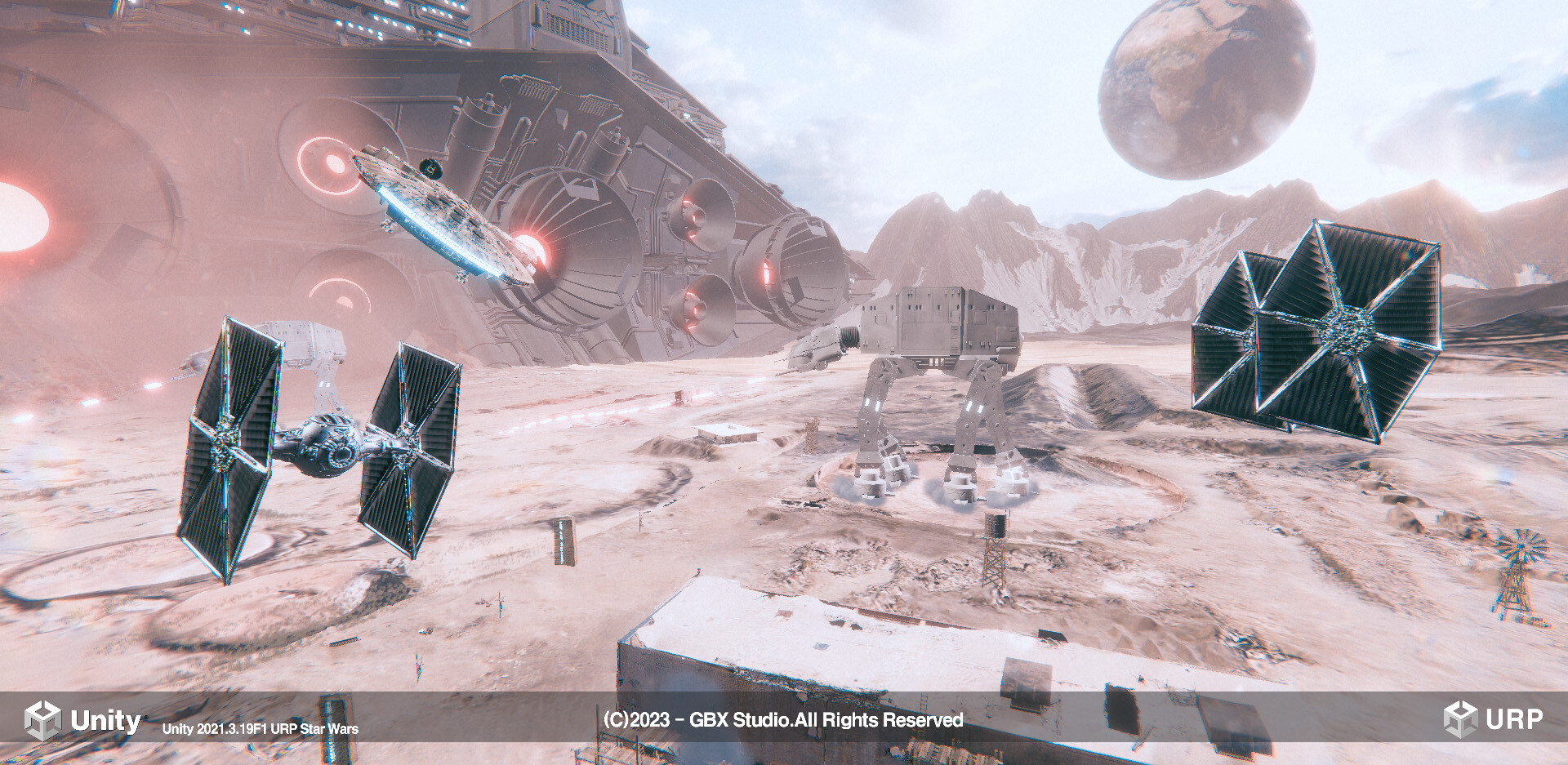 Artstation unity 2021 3 19f1 urp star wars test