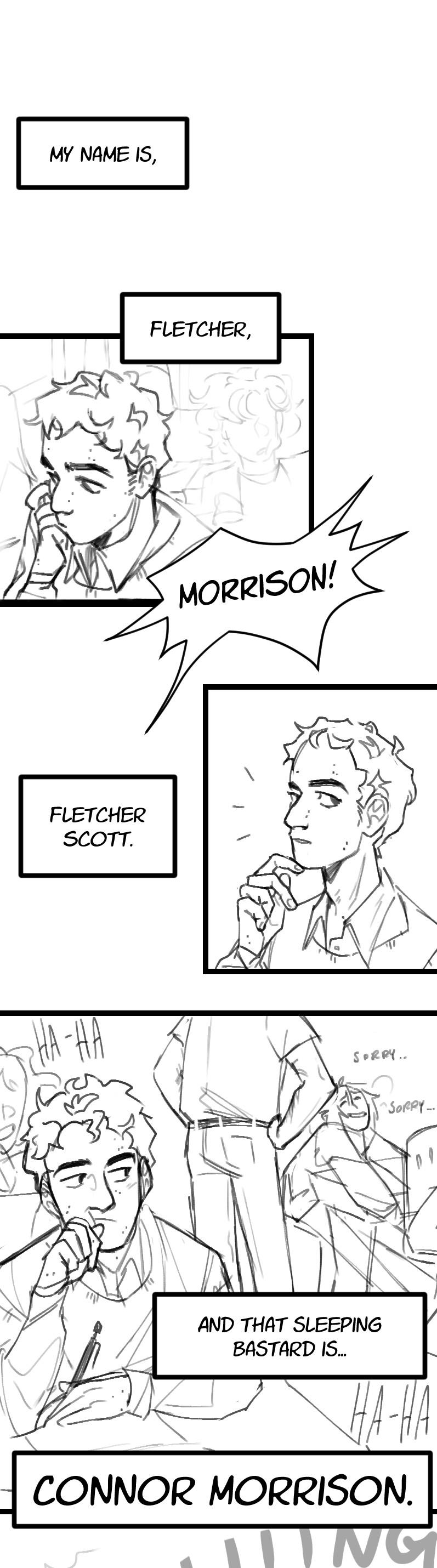 ArtStation - Testing Comic Formats for 1986