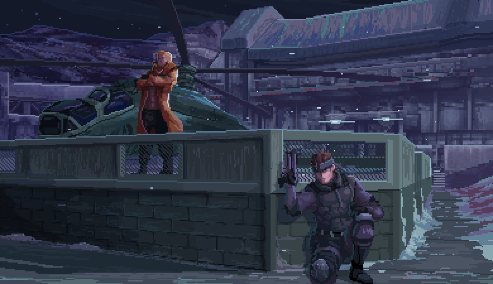 Metal Gear Solid Shadow Moses | Pixel Art