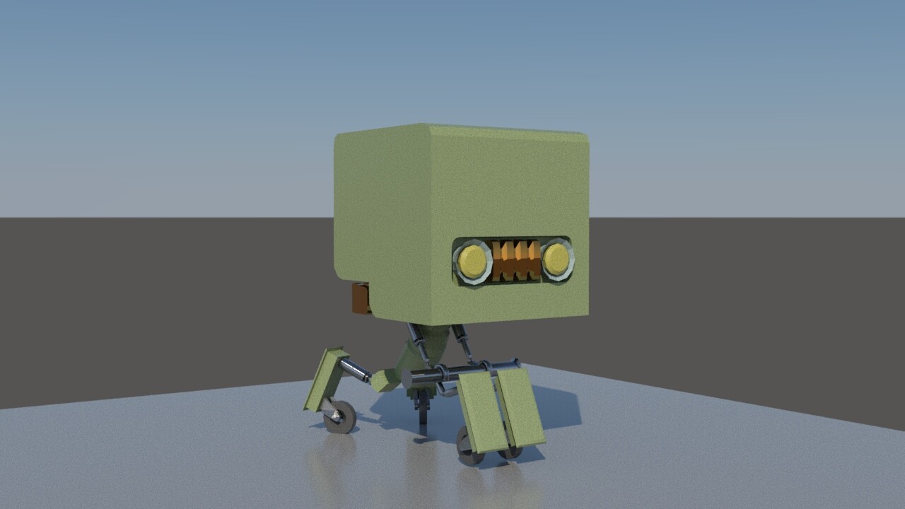 ArtStation - Robot 3D modeling