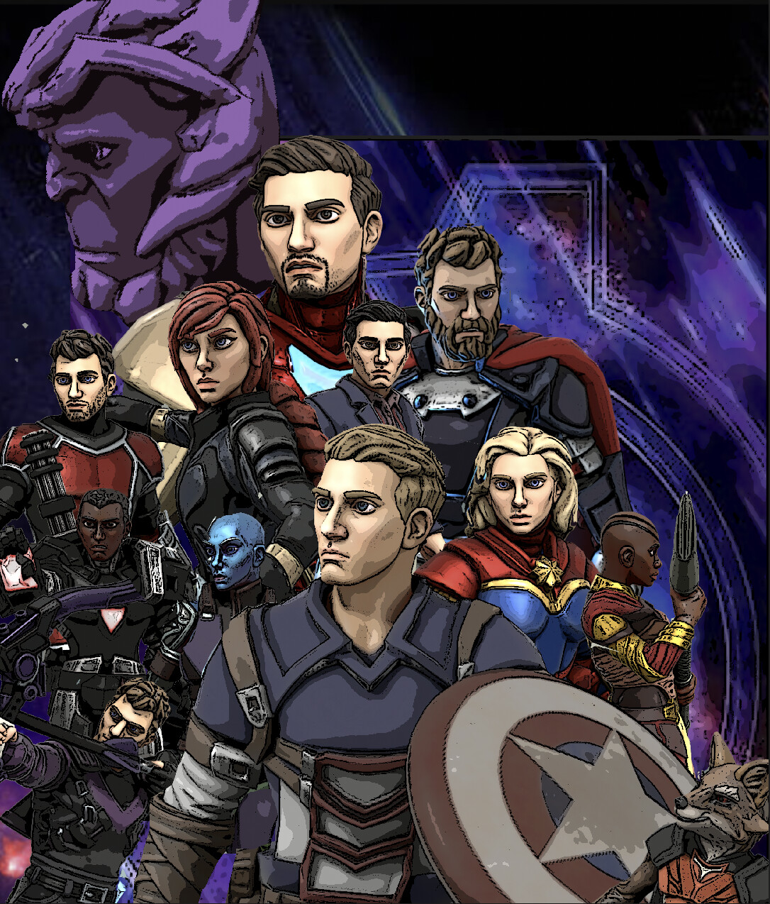 ArtStation - Avengers: End Game