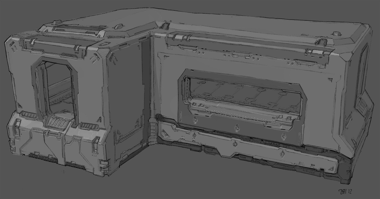 ArtStation Halo 4 Bonanza Building