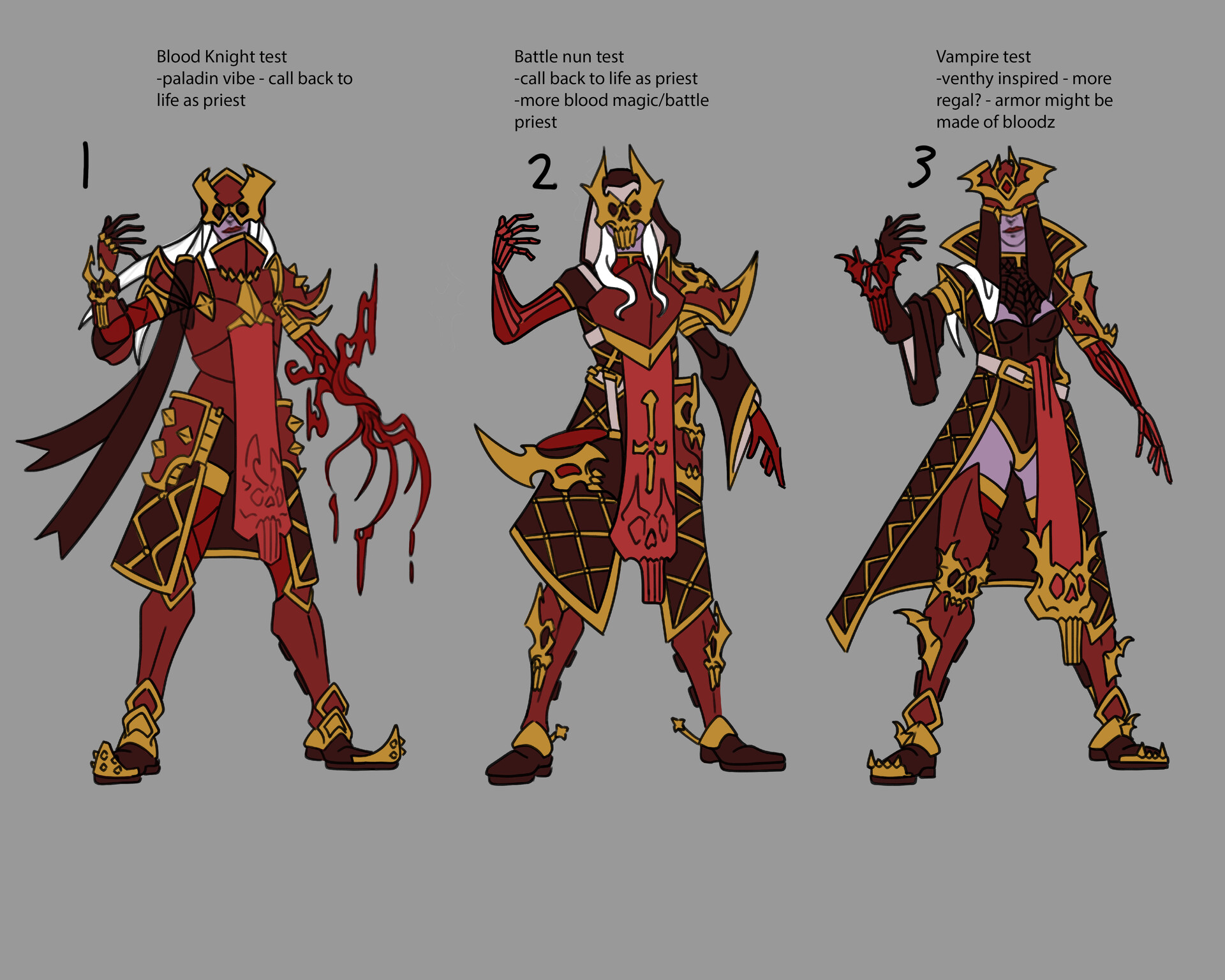 ArtStation - WIP - Sally Whitemane Redesign tests