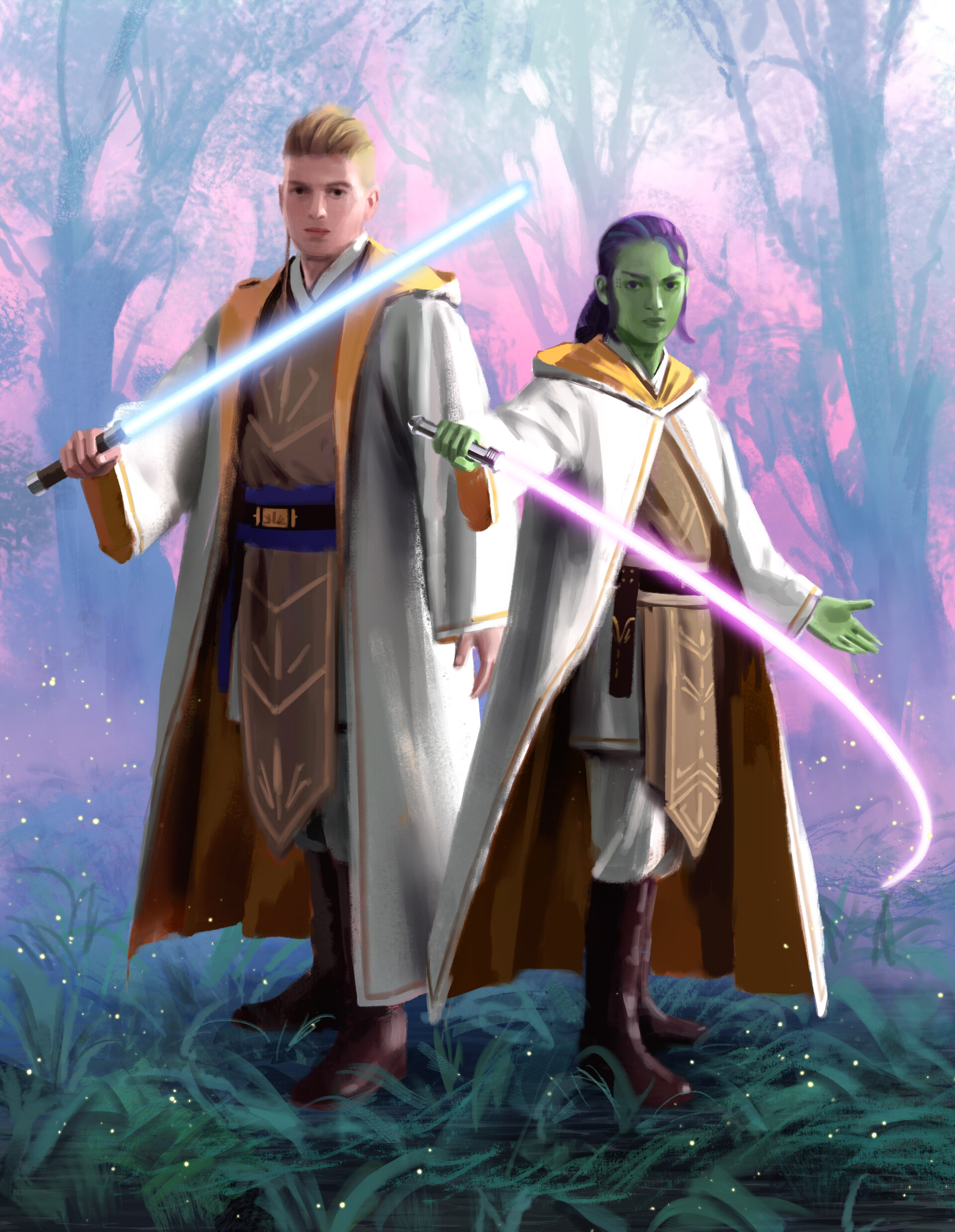 ArtStation Chronicles of the Jedi, Vernestra and Imri