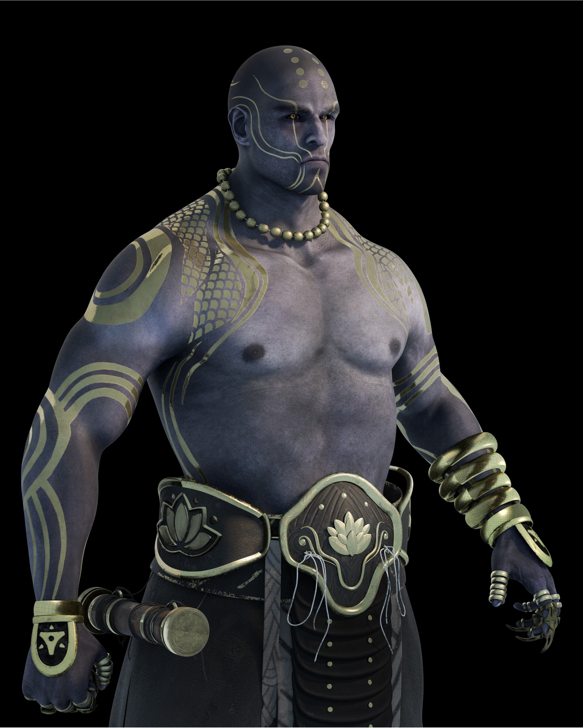 Earth Genasi Monk earth-genasi-monk