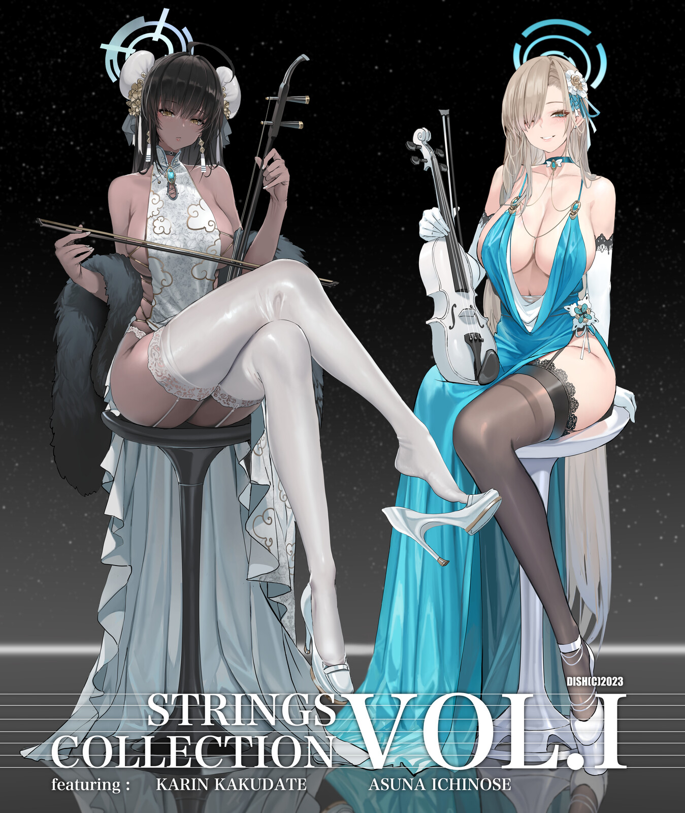 Karin - Asuna , Muse - Blue Archive original design 