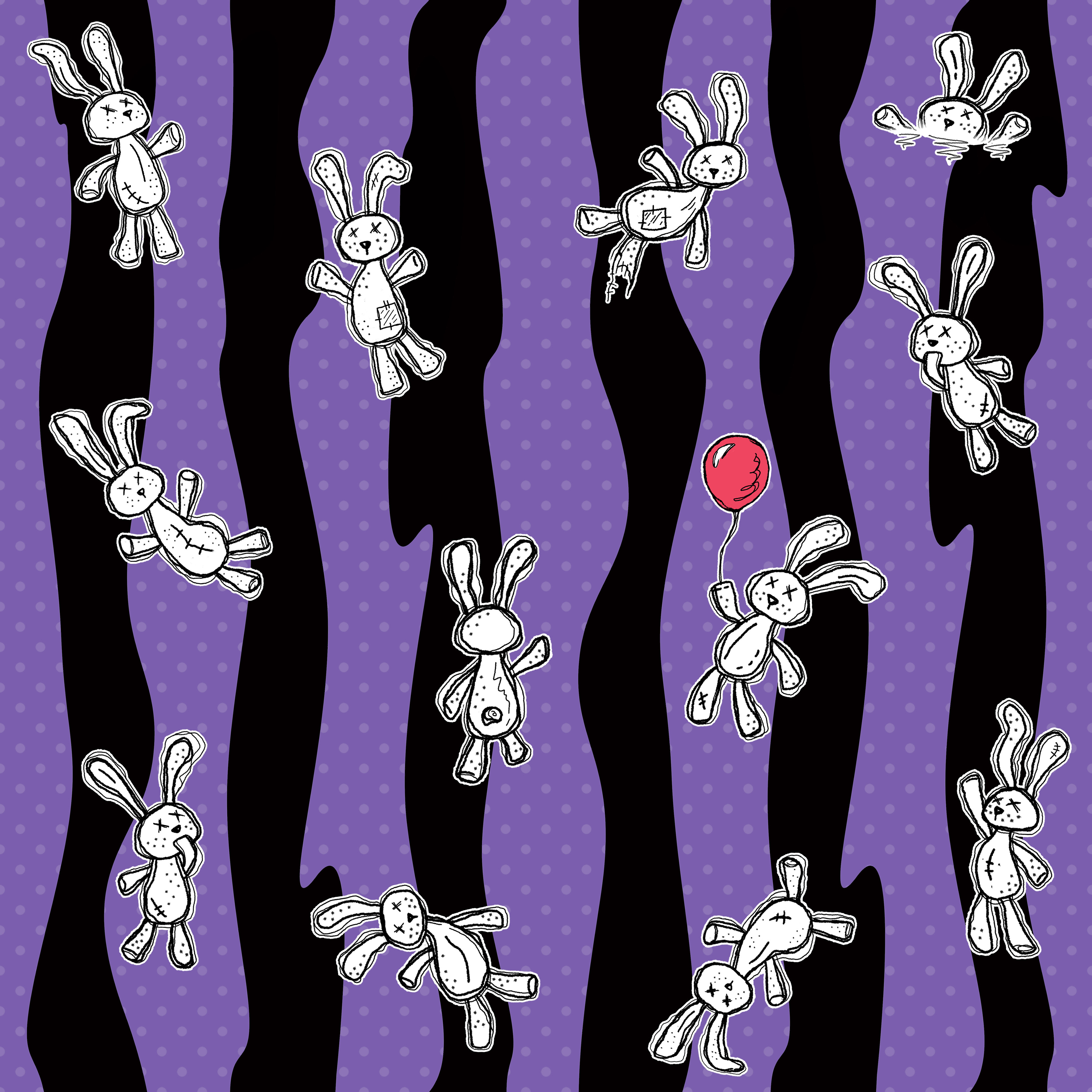 Creepy Cute Ragdoll Bunny Pattern
