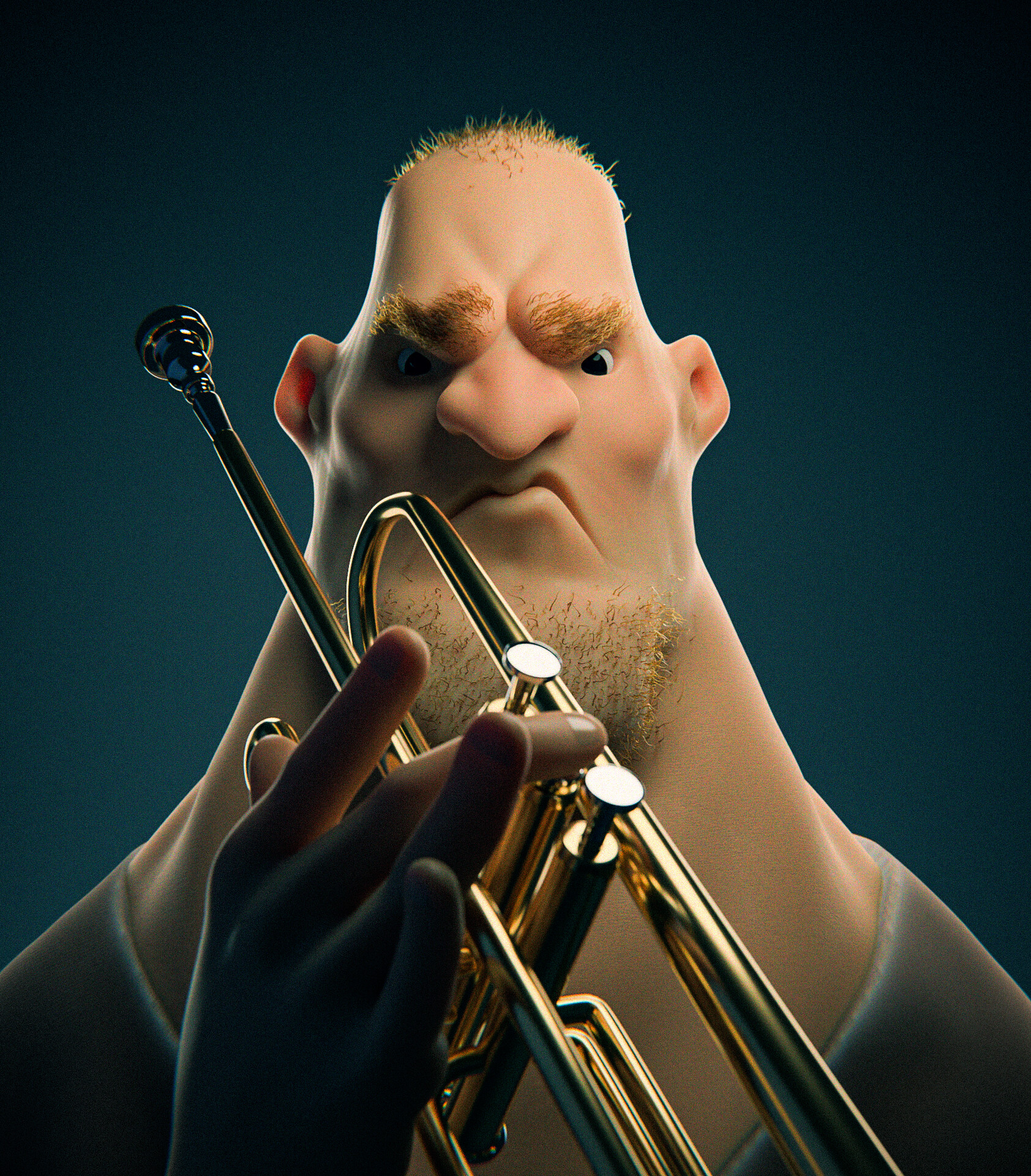 ArtStation Trumpet Man